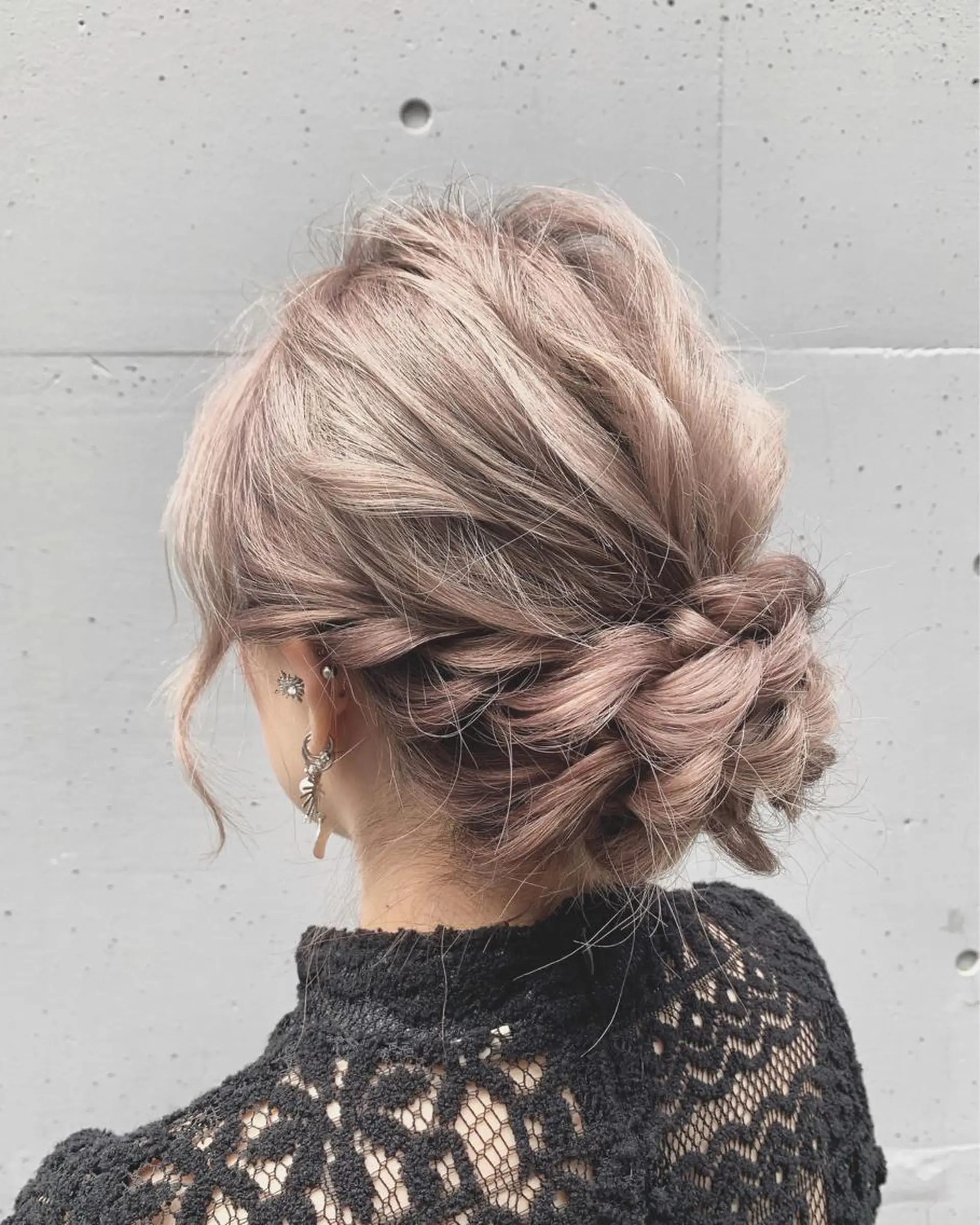 ミディアム ヘアアレンジ ヘアセット 🎨カラー満足度 500%💫ヅル💫のヘアスタイル