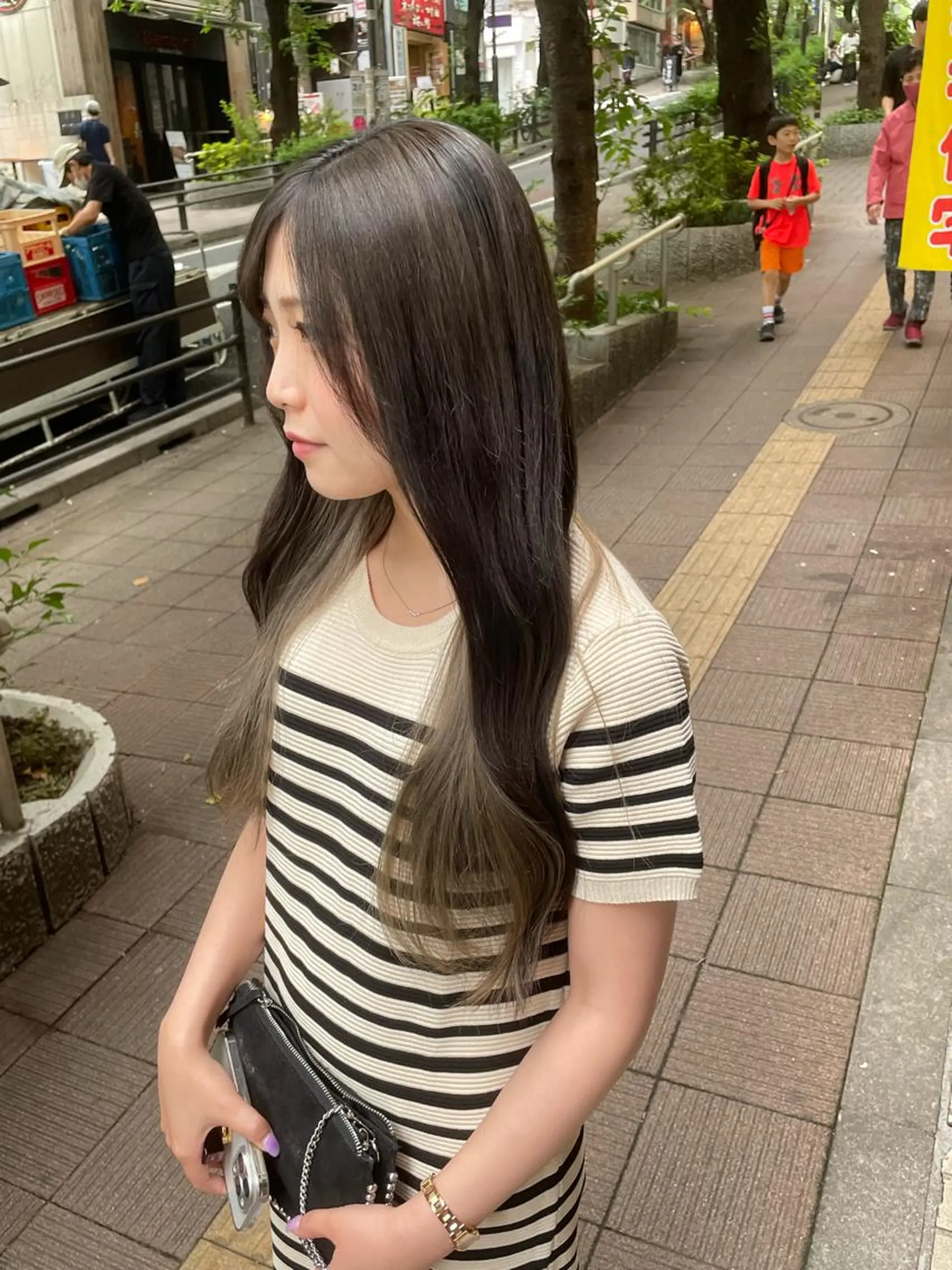 ロング Le'a所属・渋谷/フェード/ 國分 翔のヘアスタイル