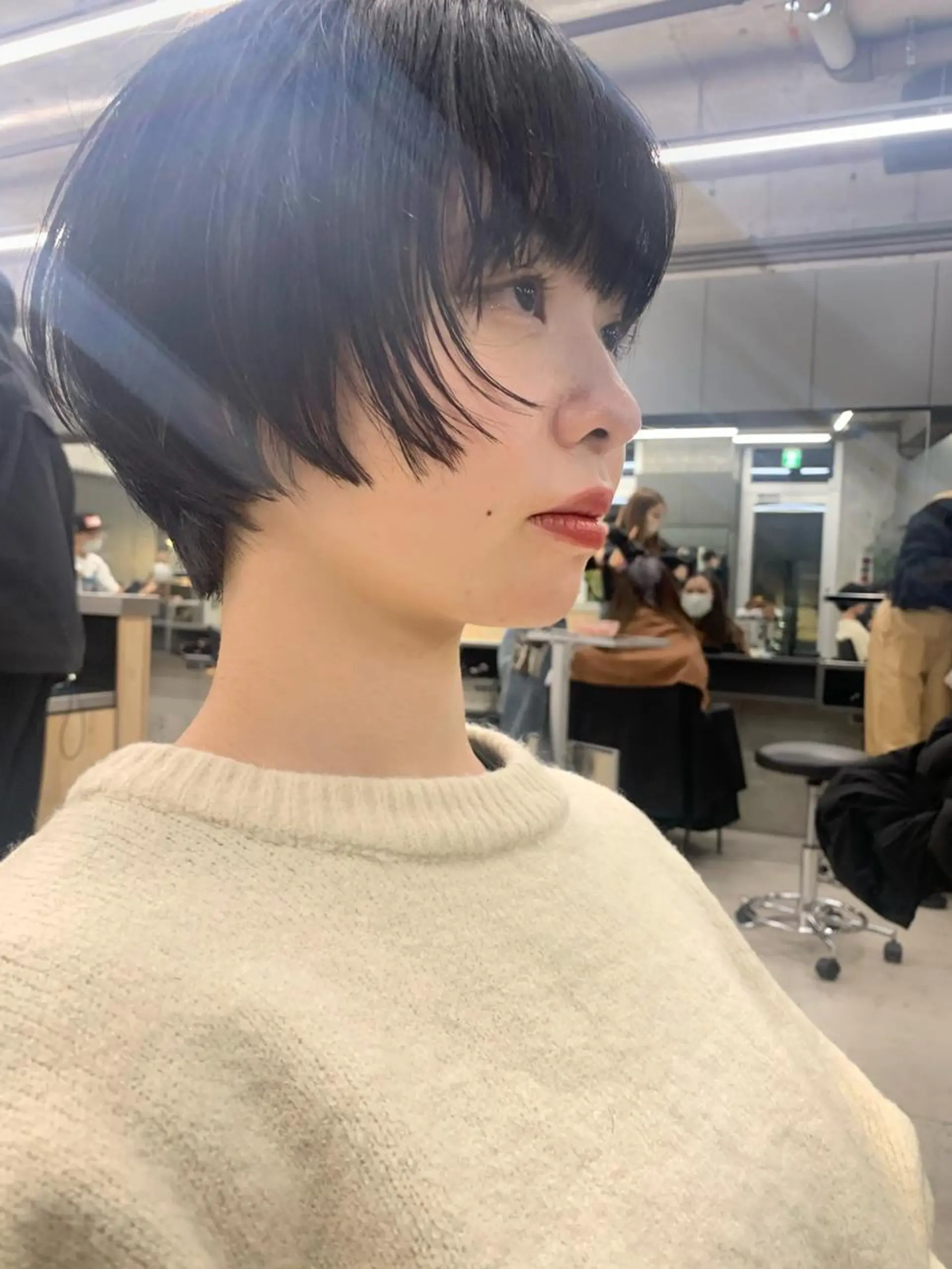 ショート カラー 顔周りカット ショートヘア sakoda shunkiのヘアスタイル