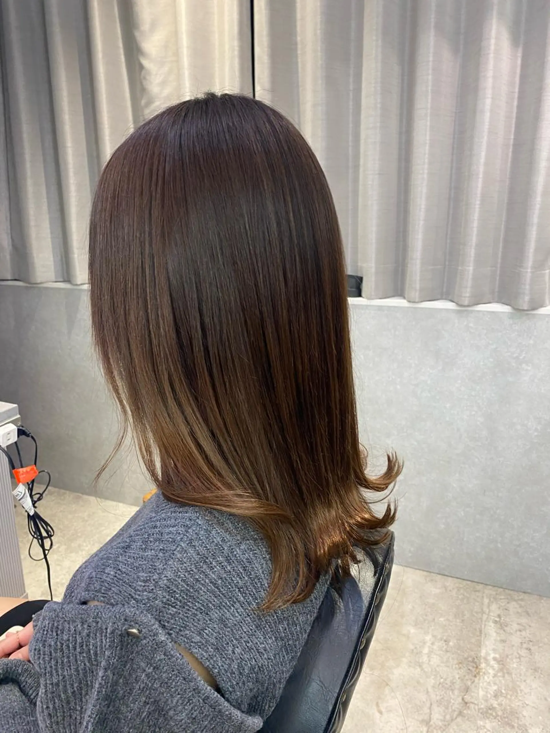 ミディアム カラー 田島 泰雅のヘアスタイル