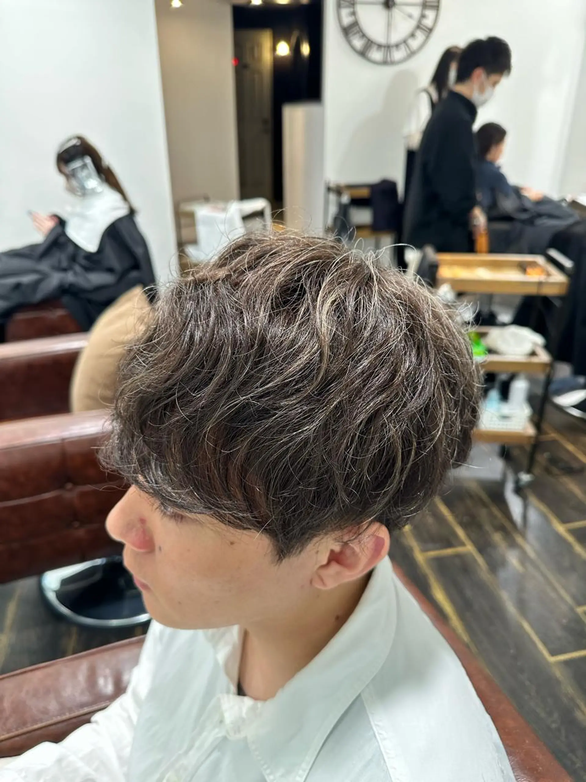 カラー メンズ 齋藤 拓麻のヘアスタイル