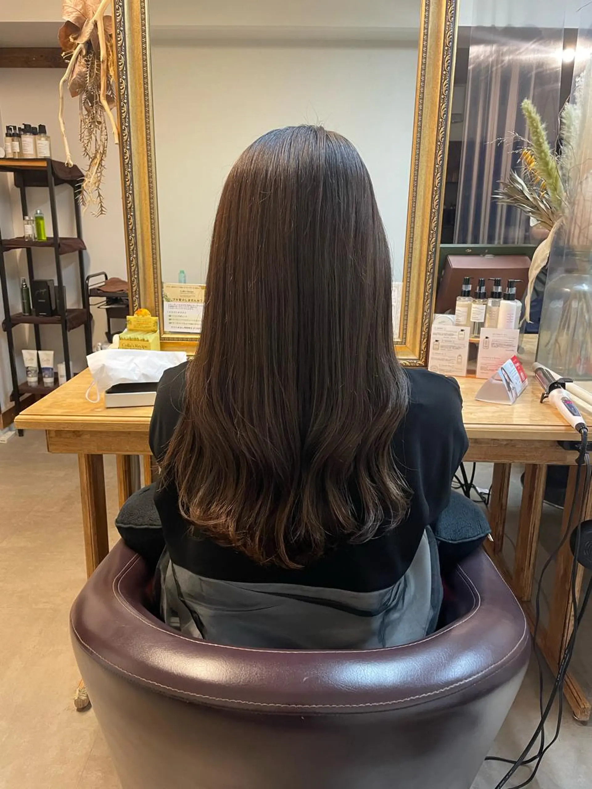 ロング カラー ヘアカラー トリートメント 英語ok sohee ソヒ 305号室のヘアスタイル