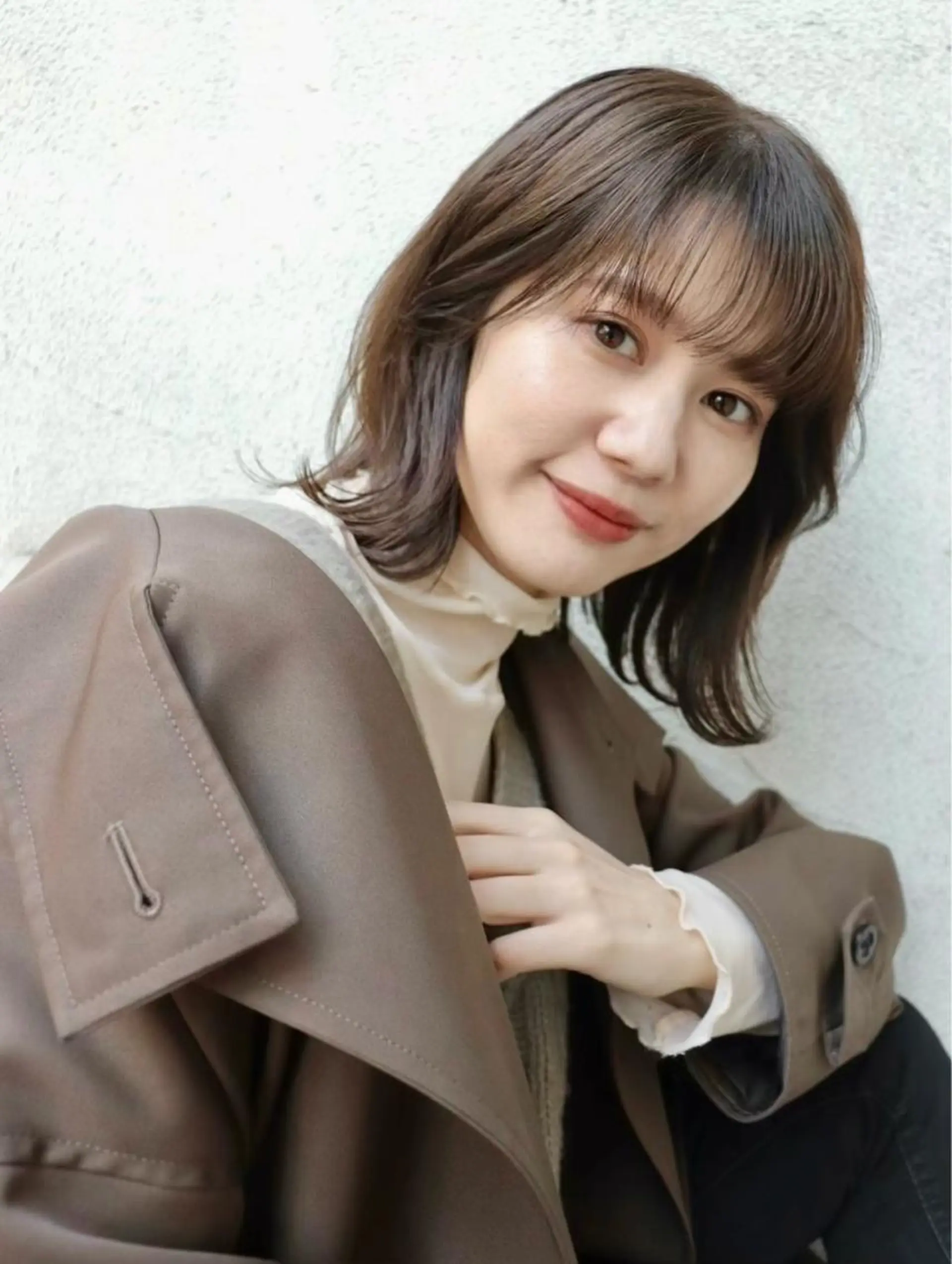 ミディアム カラー カラー/レイヤー/ 髪質改善/PAAQのヘアスタイル