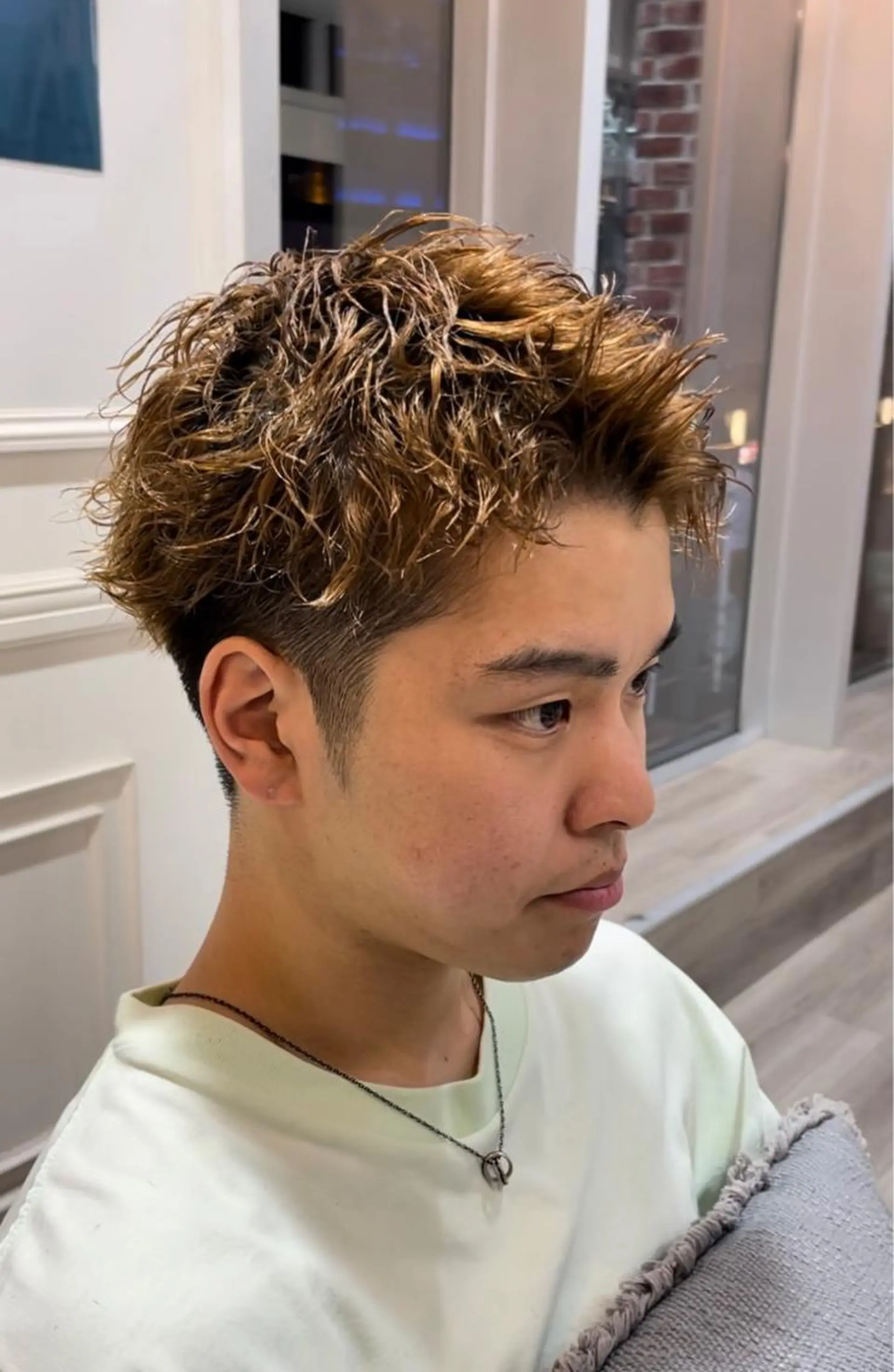 パーマ メンズ メンズブリーチ メンズパーマ ✨似合わせ特化美容師 WILL上村　拳吾のヘアスタイル