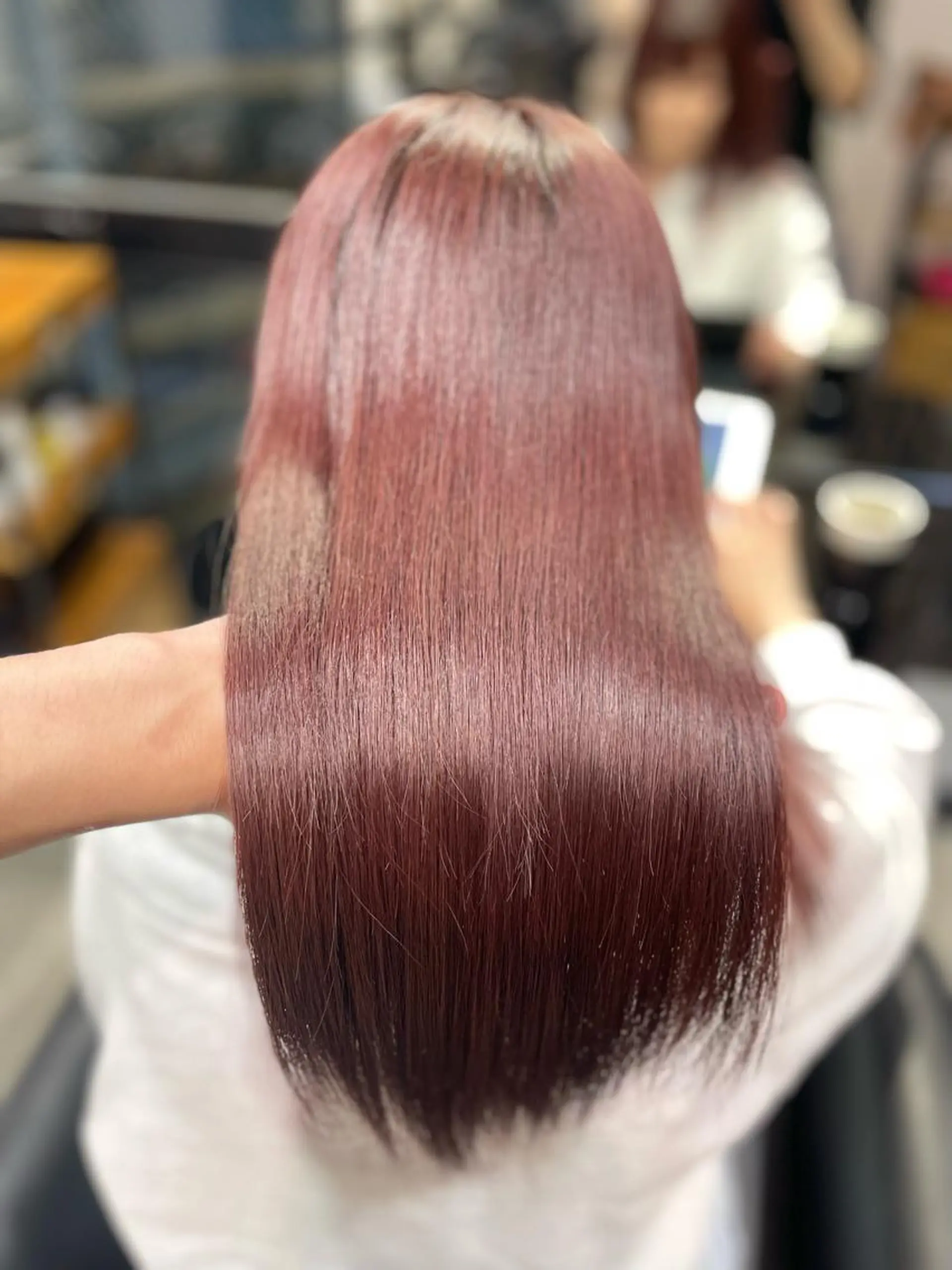 セミロング 美髪矯正 Rioのヘアスタイル