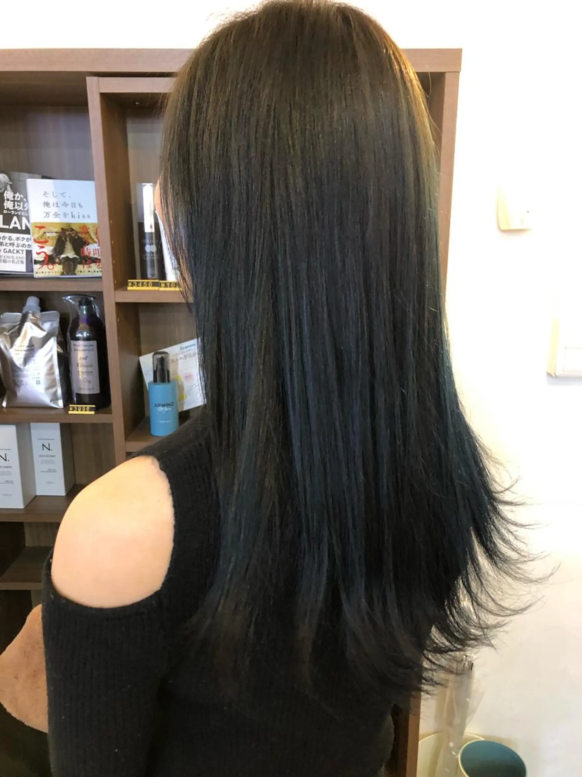 ロング ヘアカラー トリートメント 吉田 典弘のヘアスタイル