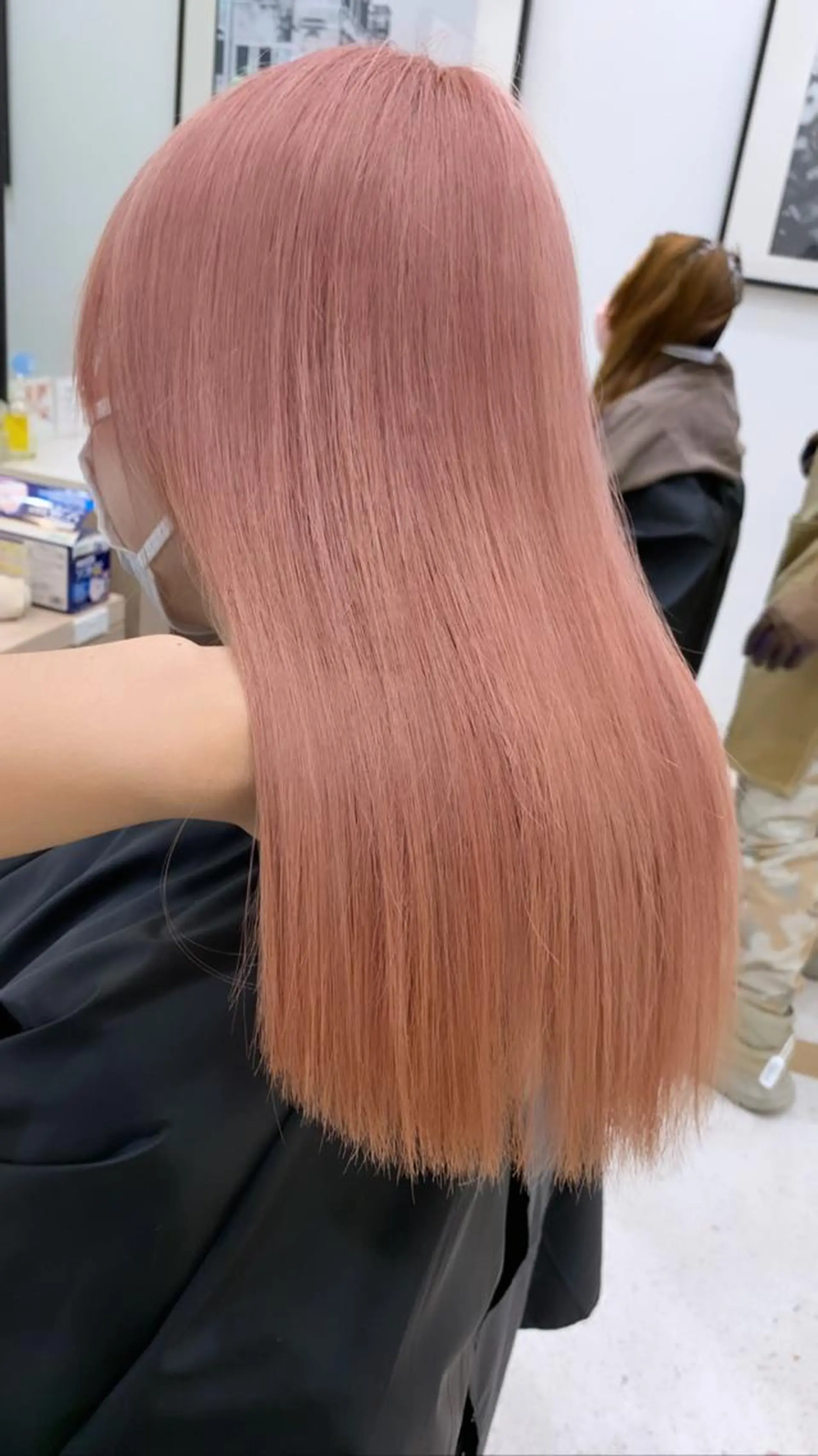 ミディアム カラー 韓国風/顔周りカット /髪質改善RYOTAのヘアスタイル