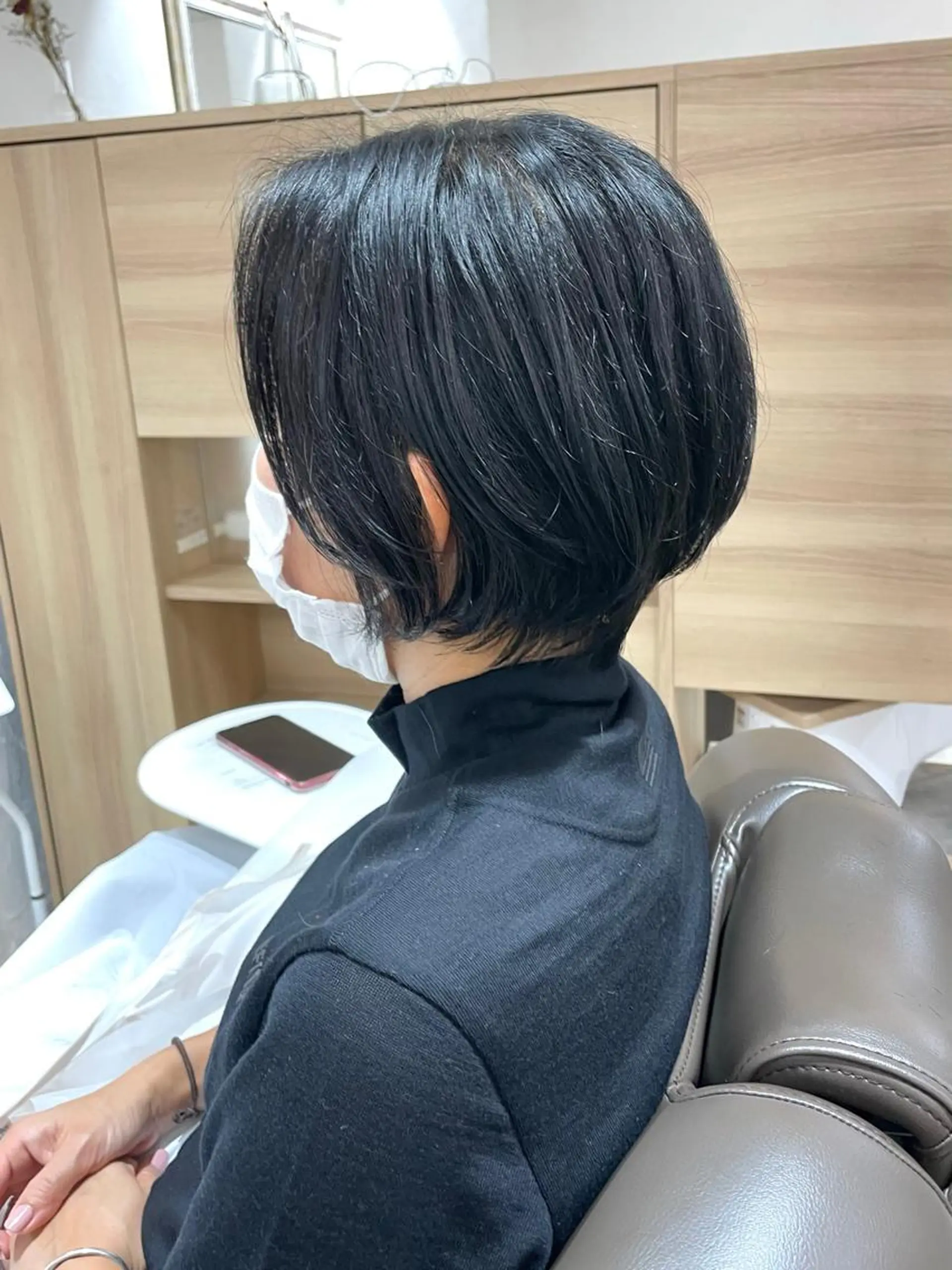 ショート 切りっぱなしボブ ボブ ショートヘア ウルフカット カット 銀座No.1髪質改善 縮毛矯正/本木のヘアスタイル