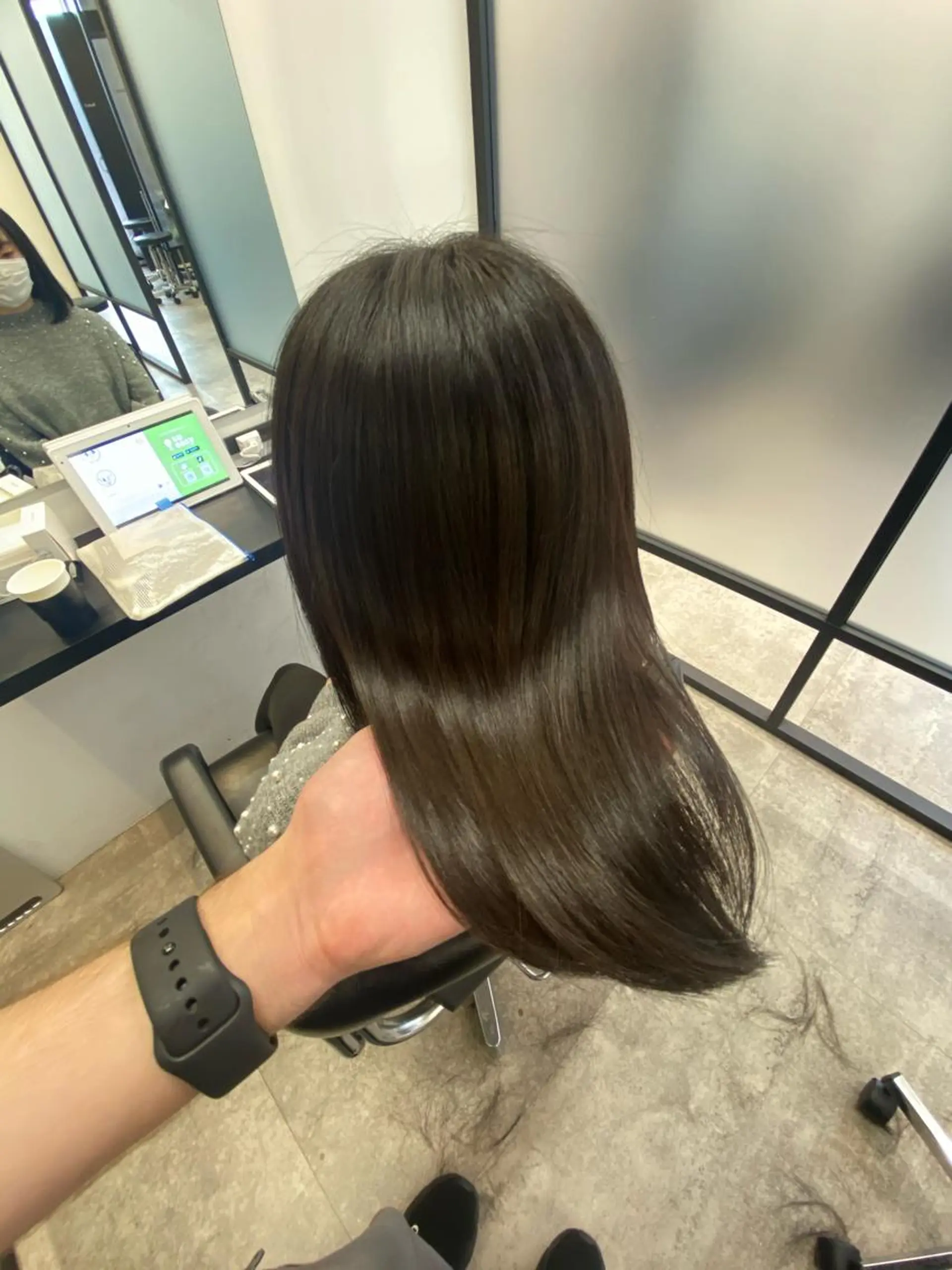 ミディアム カラー 【艶髪×韓国風】 毛流れ職人 RYOのヘアスタイル