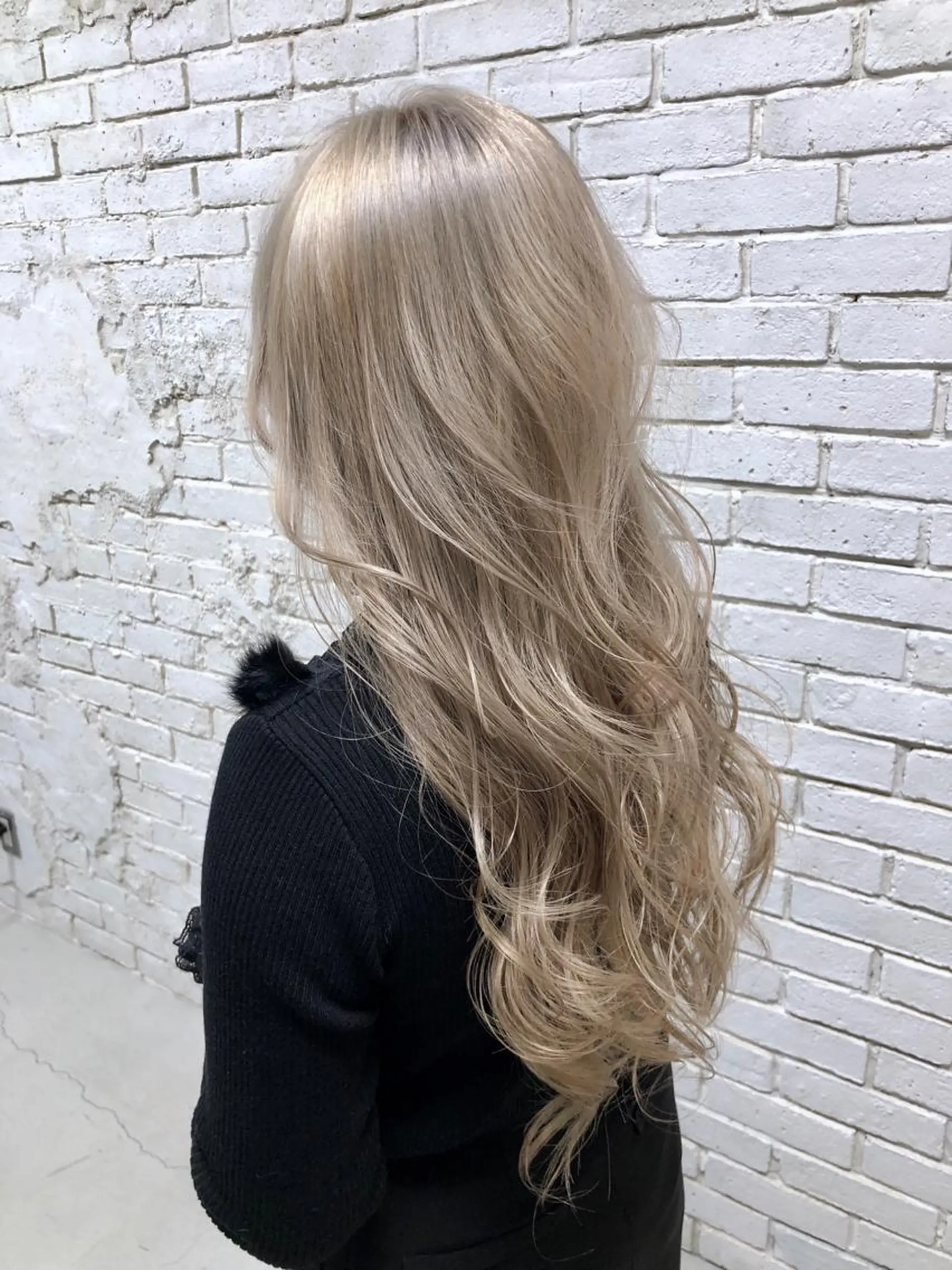 ロング カラー バレイヤージュ ブリーチ ケアブリーチ ダブルカラー ハイライトカラー welring hair salonのヘアスタイル