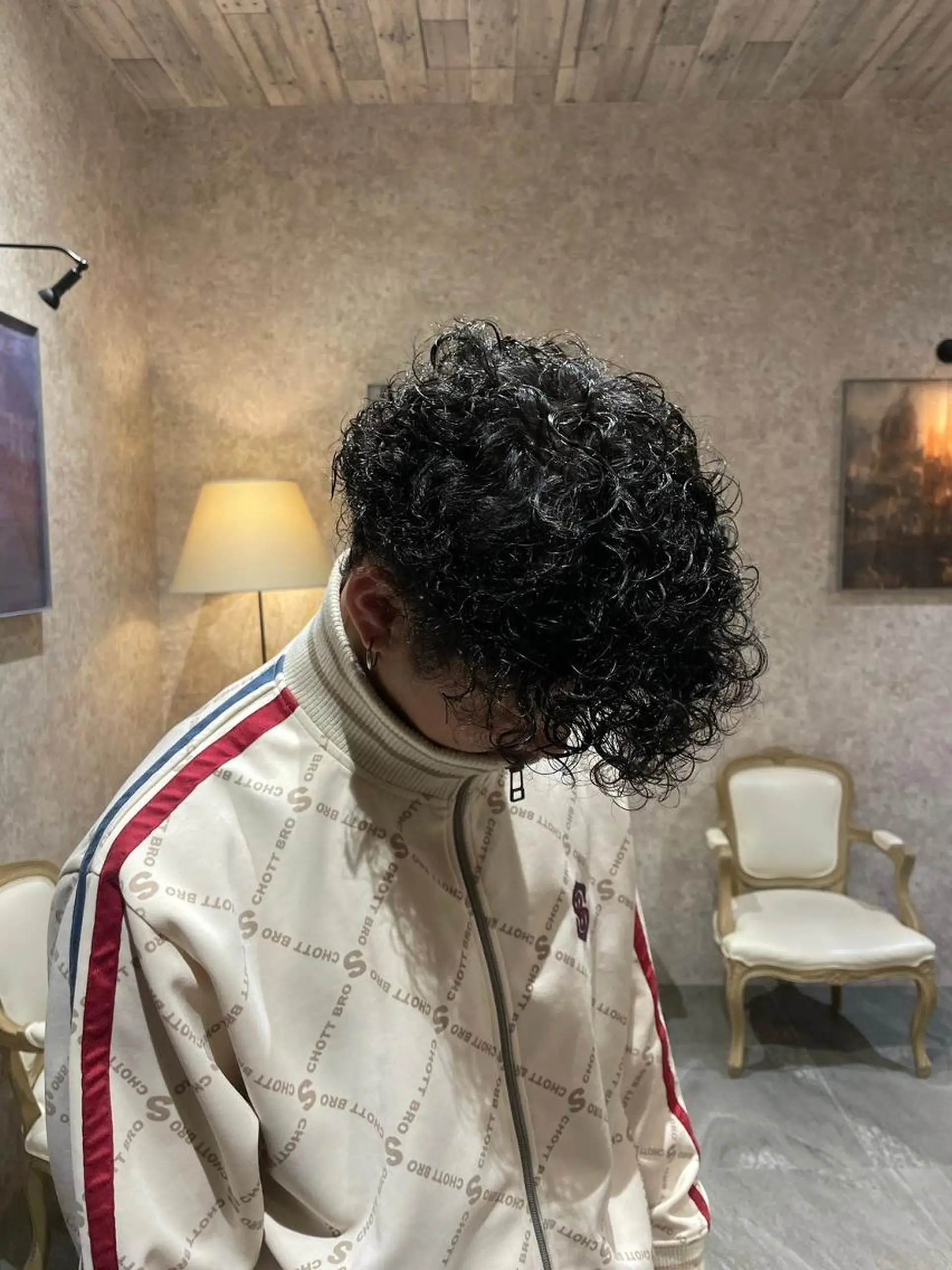 パーマ メンズ ショート メンズパーマ ツイストスパイラルパーマ スパイラルパーマ Earth Yuhiのヘアスタイル