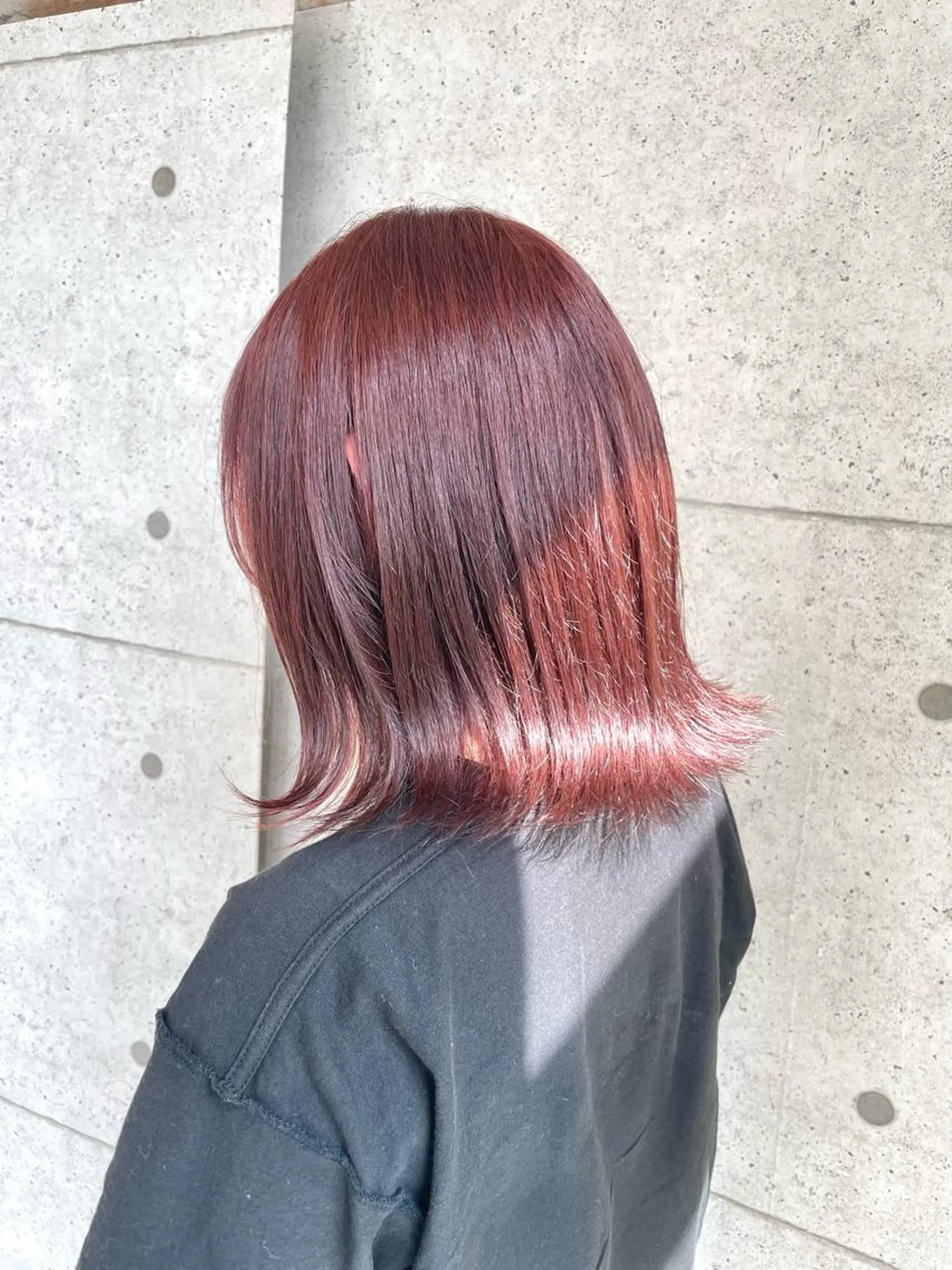 ミディアム ヘアカラー 新籾 尚哉のヘアスタイル