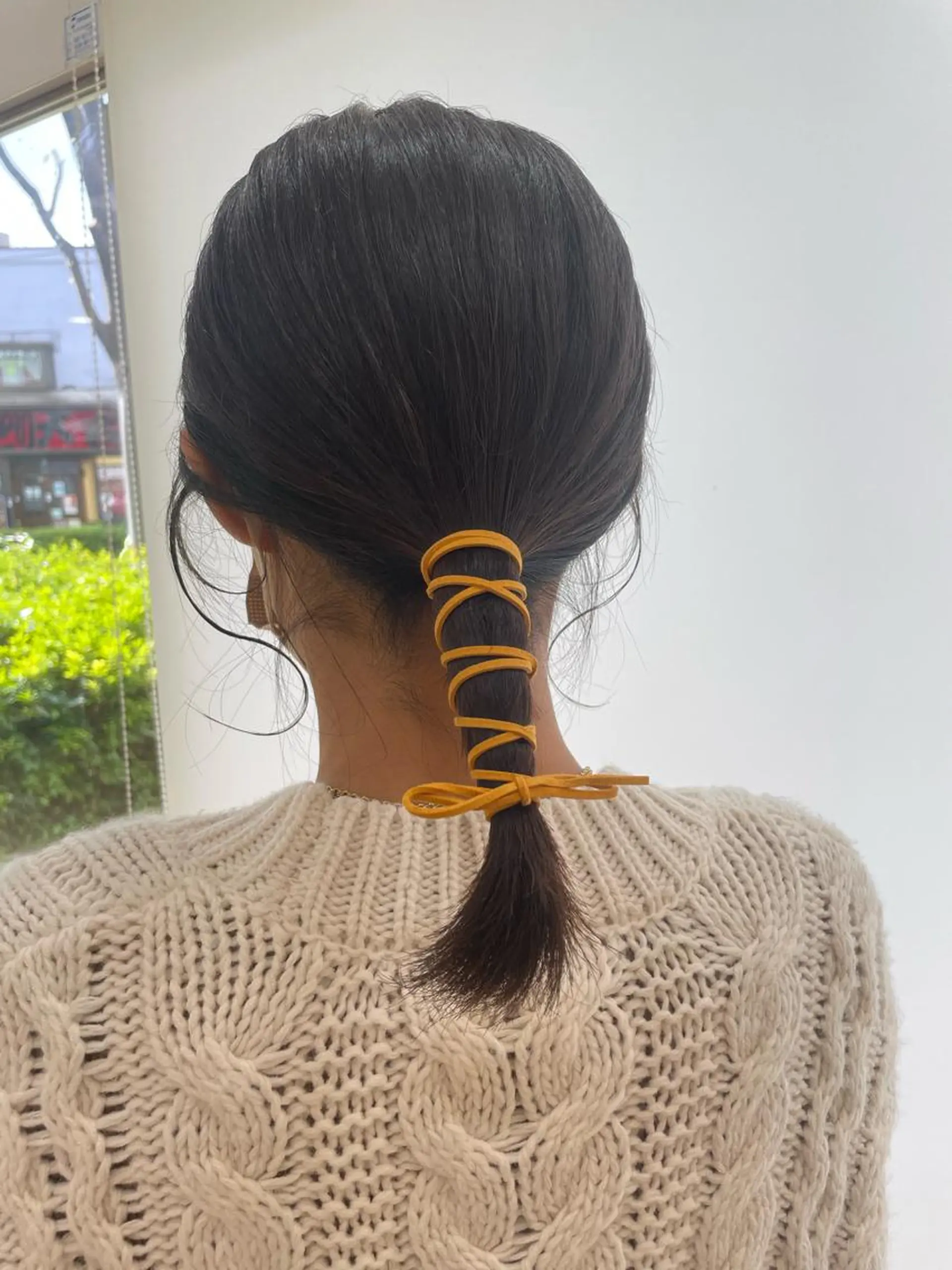 ミディアム カット 福原 亜祐美のヘアスタイル