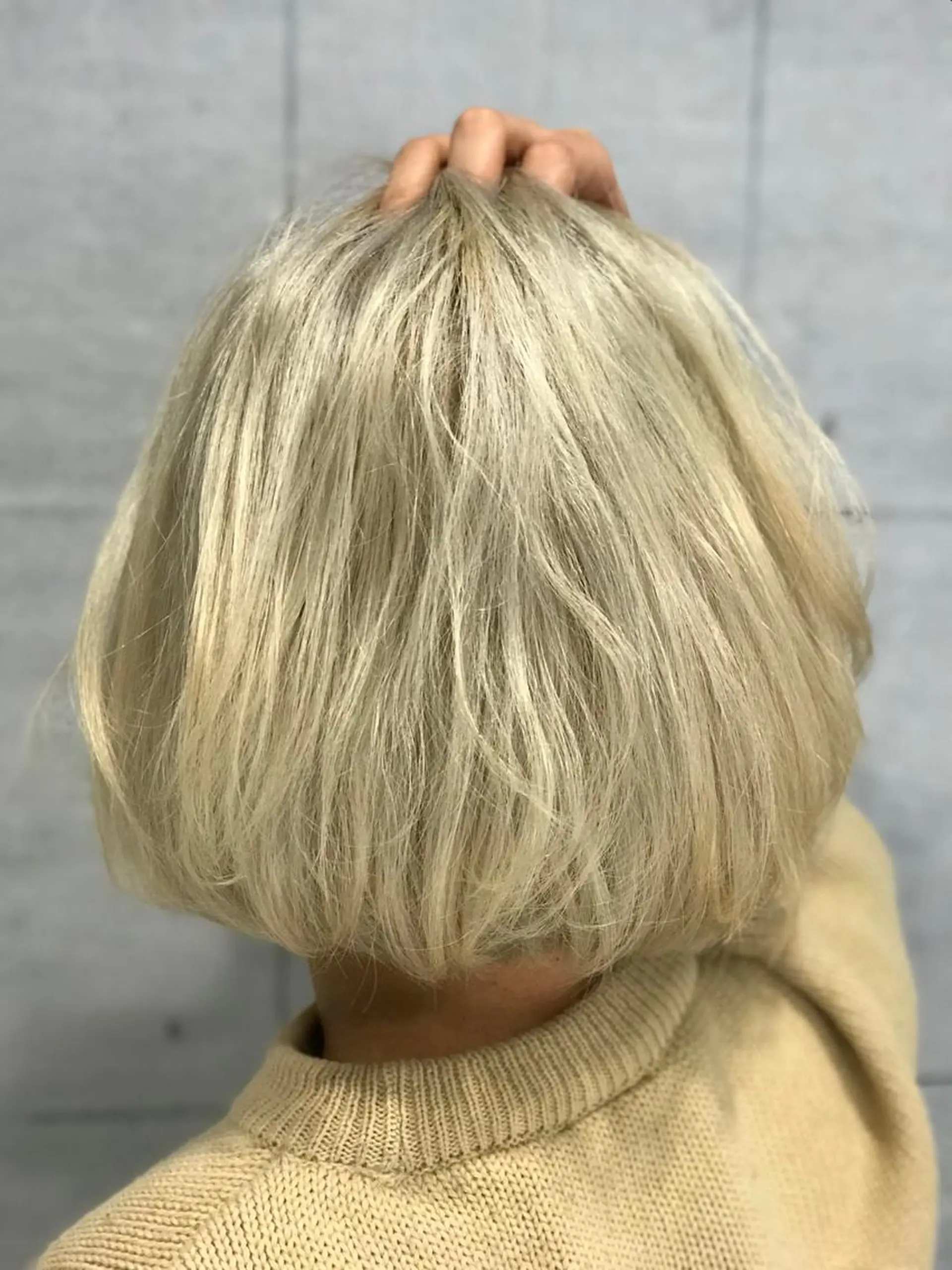 ミディアム カラー 髪質改善ayame 横山諒のヘアスタイル