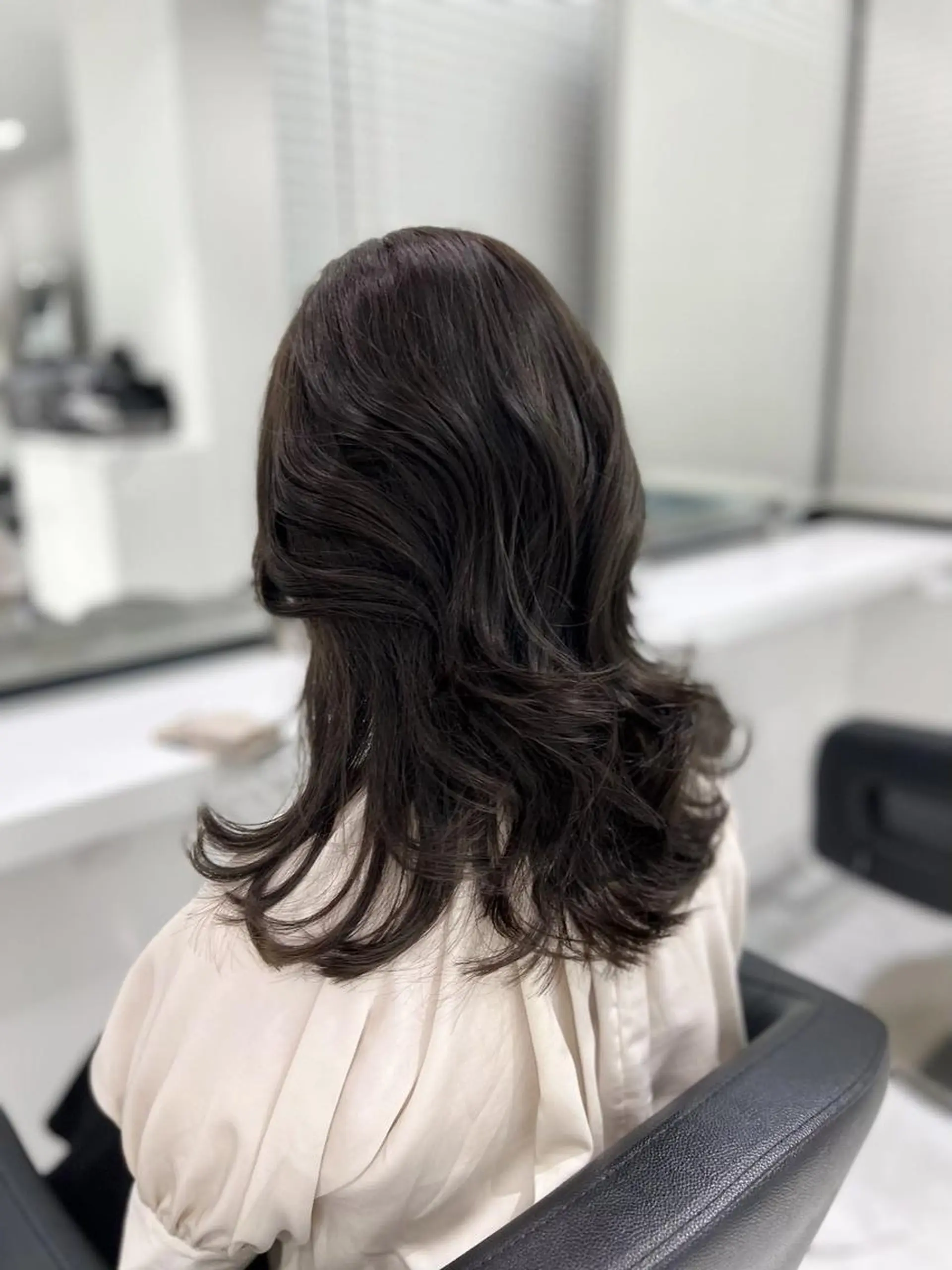 カラー ロング カット ヘアカラー トリートメント ヘッドスパ ヘアセット 韓国アイドル🤍ブリ ーチカラー🤍わかなのヘアスタイル