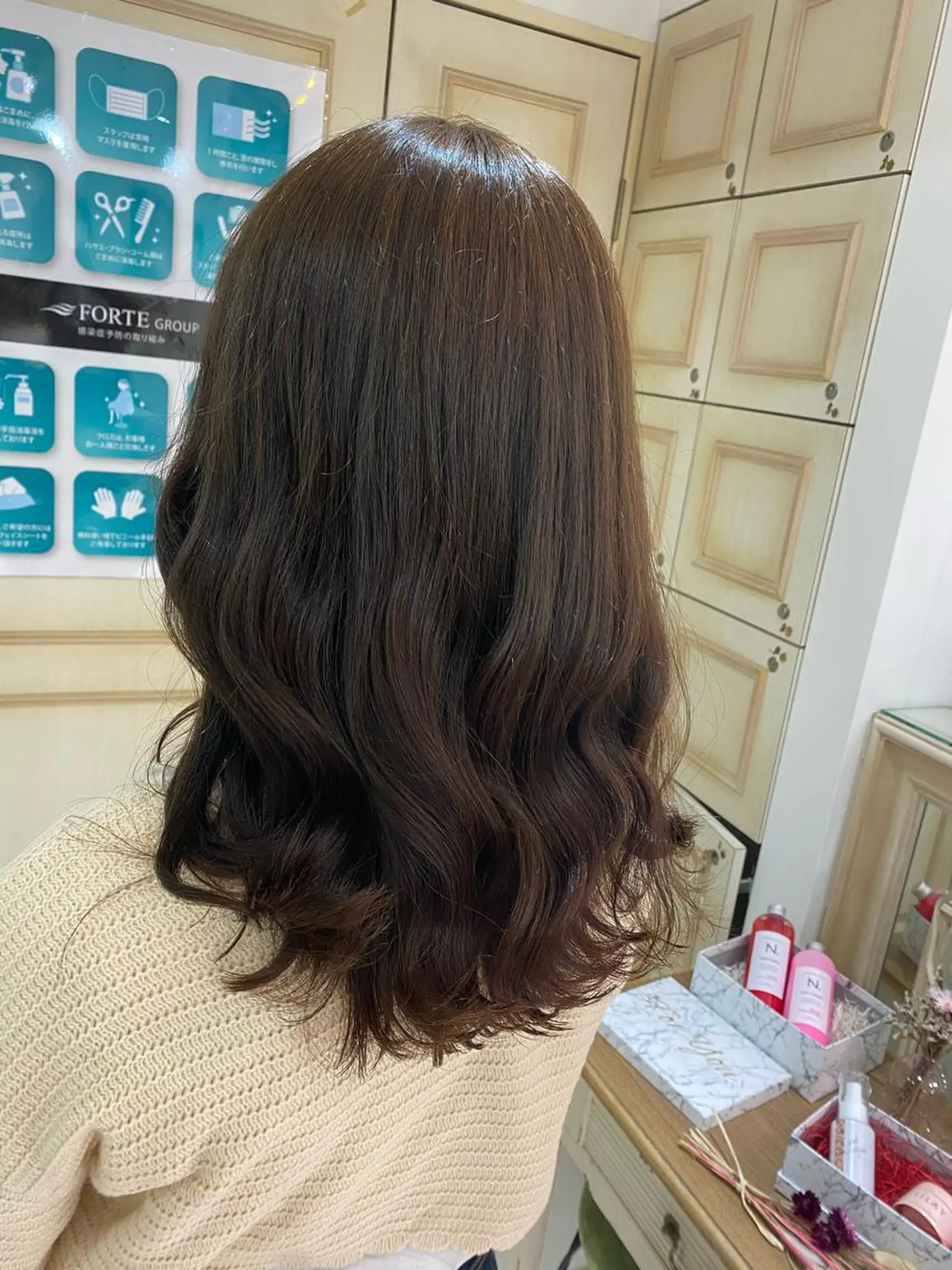 ロング カラー ヘアアレンジ 透明感カラー 古山 結季🌙🖤のヘアスタイル