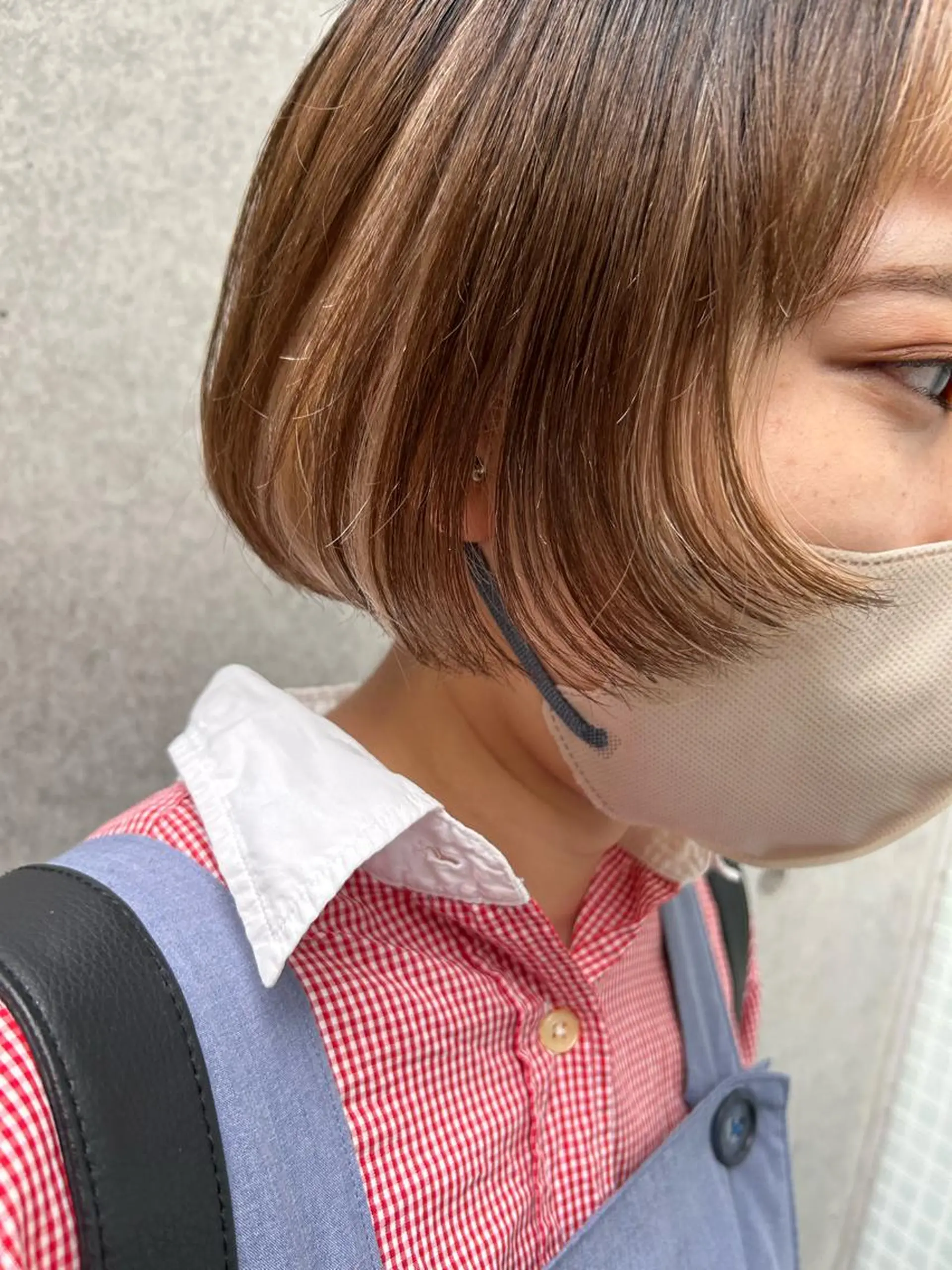 ショート 顔まわりレイヤー レイヤーカット 阪口 依美奈のヘアスタイル