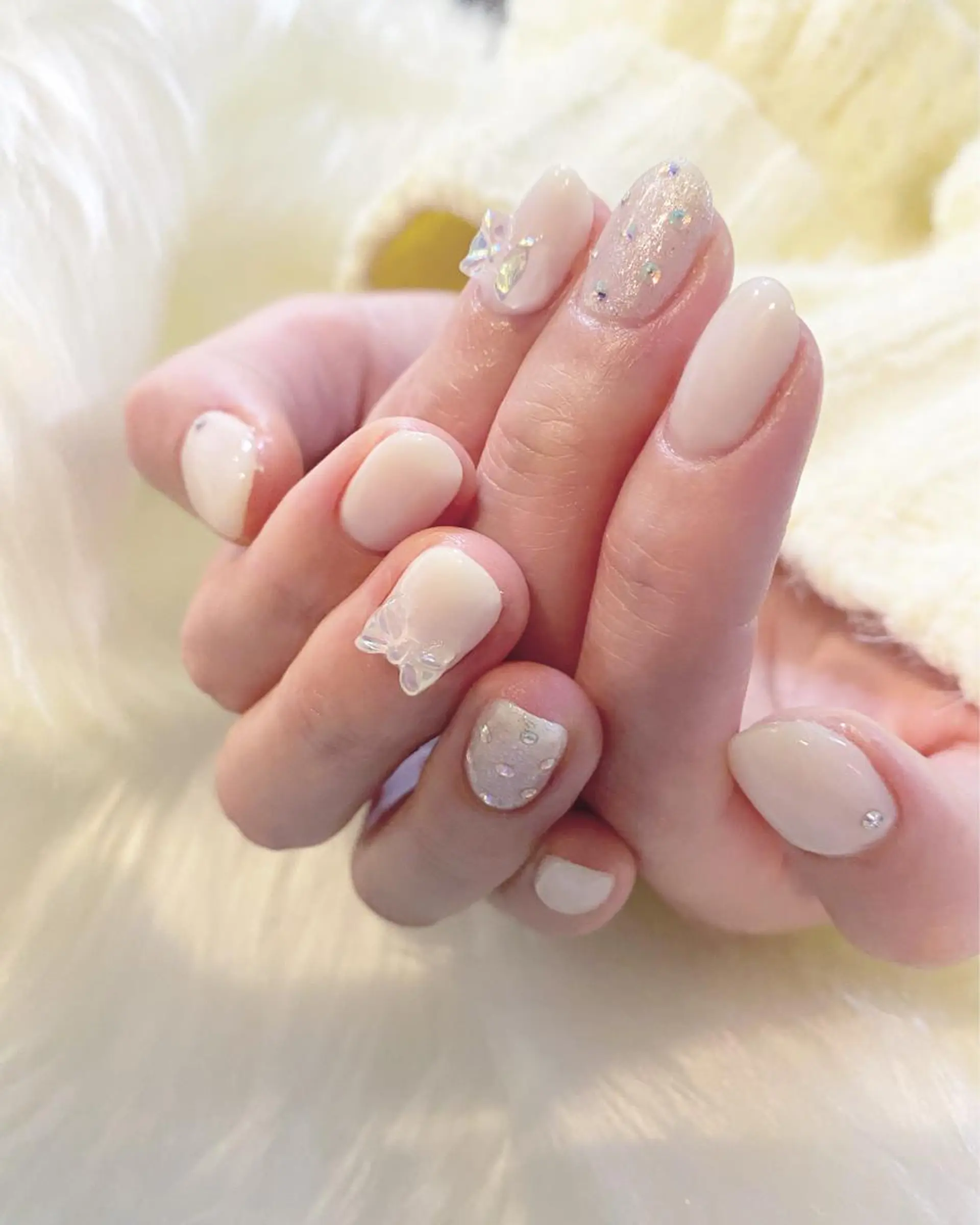 ネイル crystal ⭐︎ colorのネイルデザイン