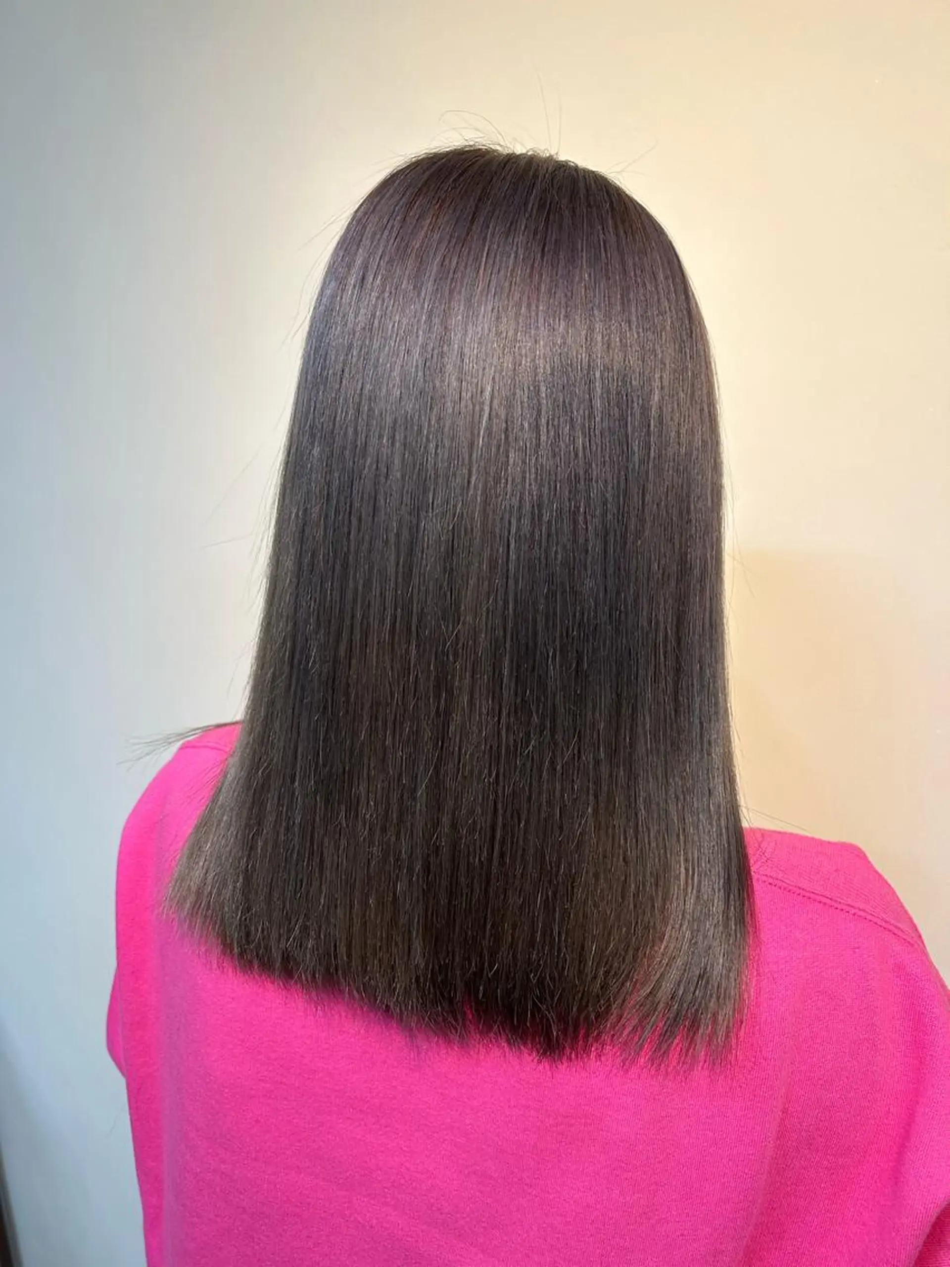 セミロング 水谷 菜央のヘアスタイル