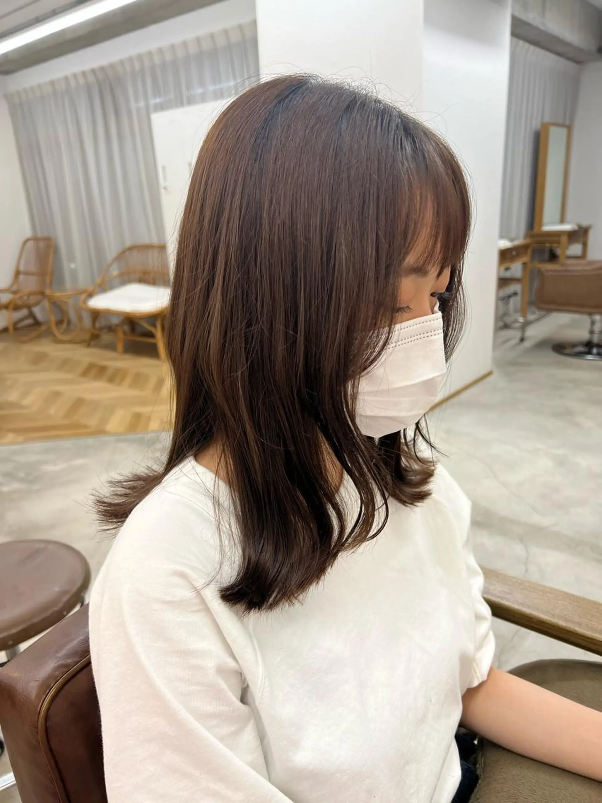 ミディアム funa/京都河原町 /艶髪/暖色のヘアスタイル