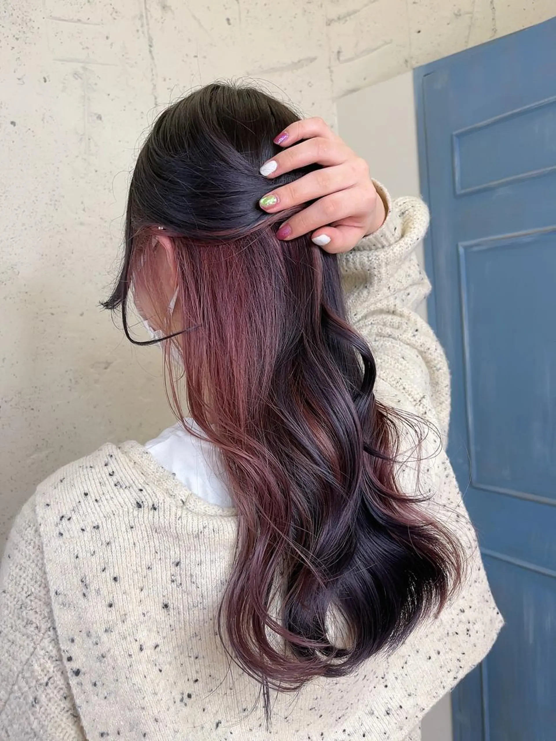 ロング カラー ヘアカラー 透明感ハイトーン🦄 キラ🌈のヘアスタイル