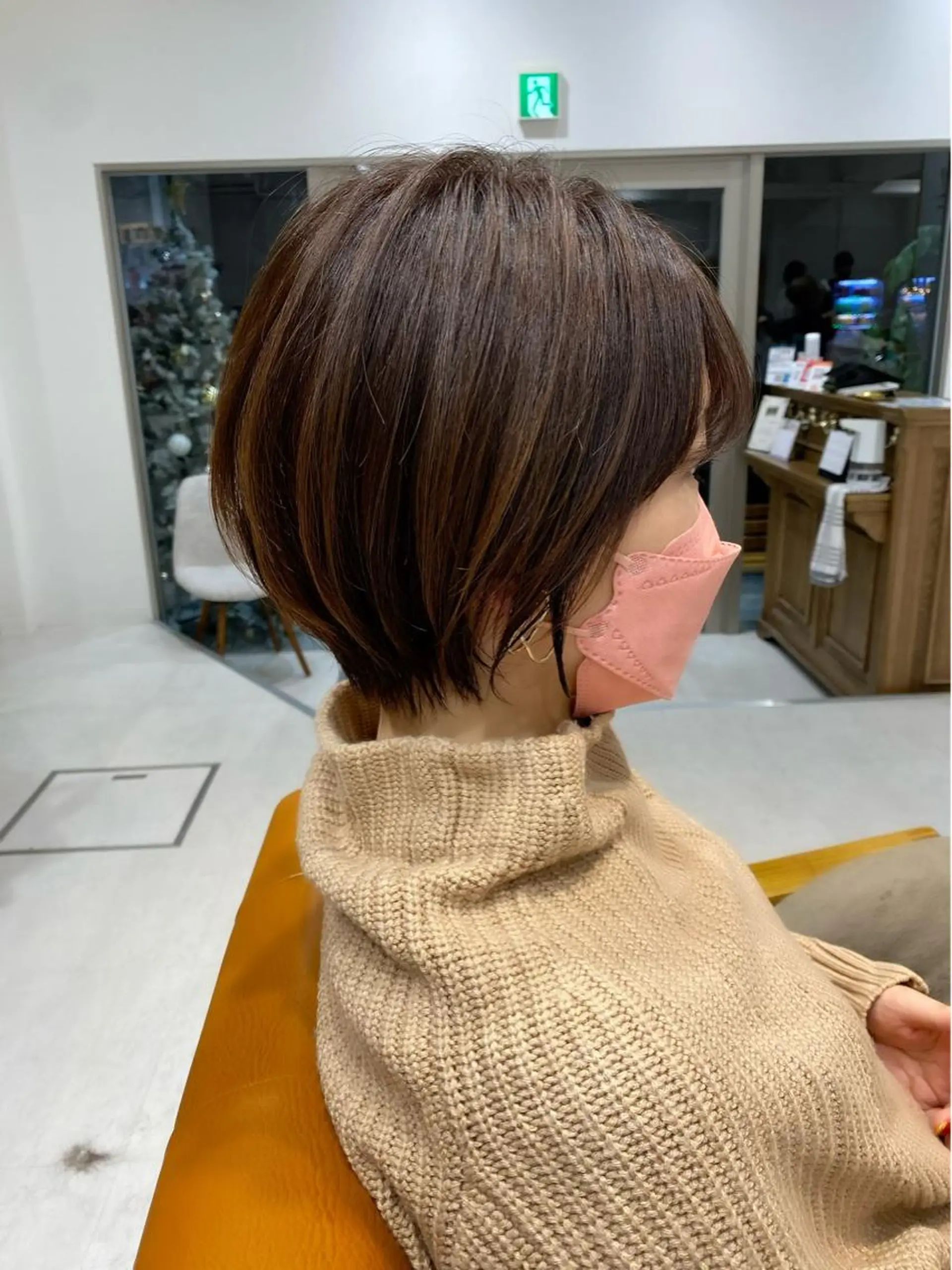 ショート カラー ショートヘア カット ヘアカラー トリートメント 高橋 昭雄のヘアスタイル