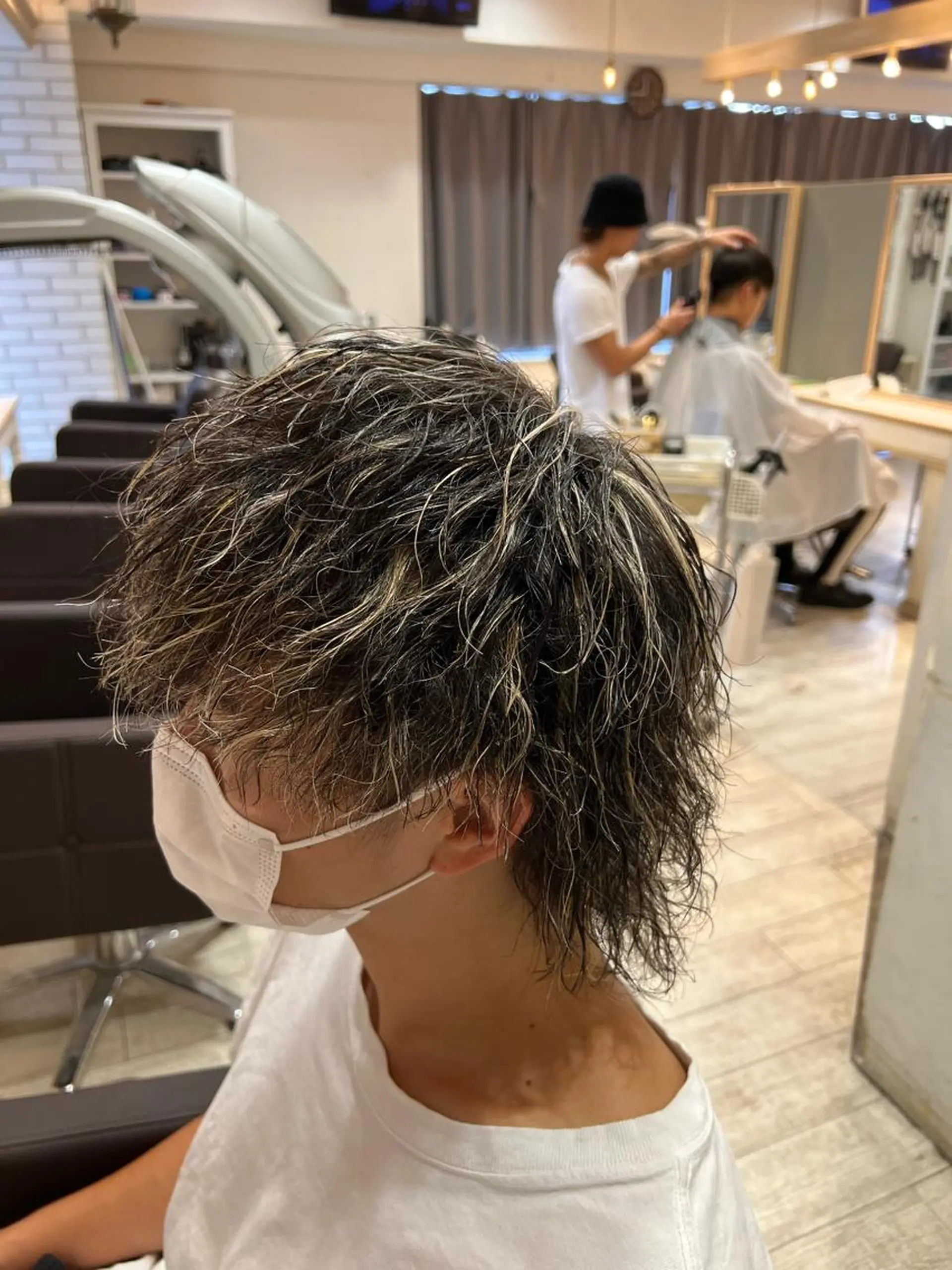 ショート カラー パーマ メンズ 💈men's💈 satoru中目黒のヘアスタイル