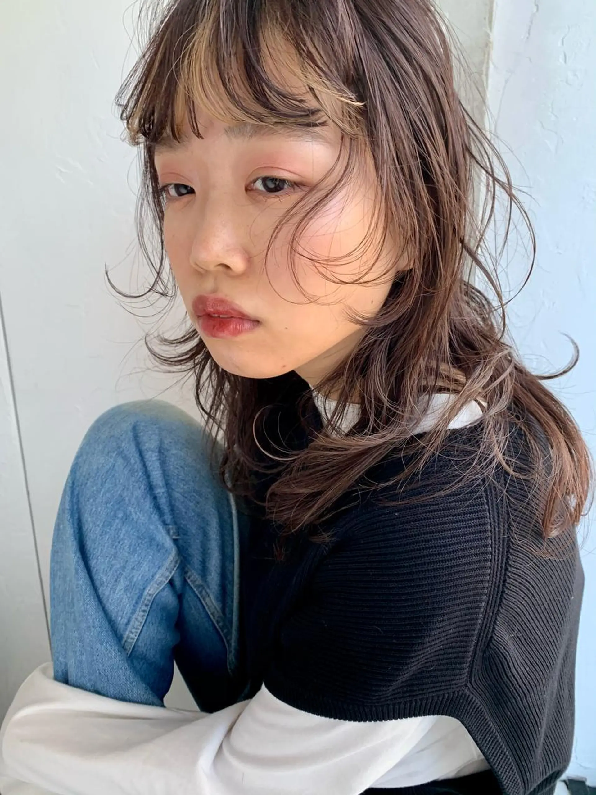 ロング カラー ピンクベージュ/新潟 万代/高橋桃葉🍑のヘアスタイル