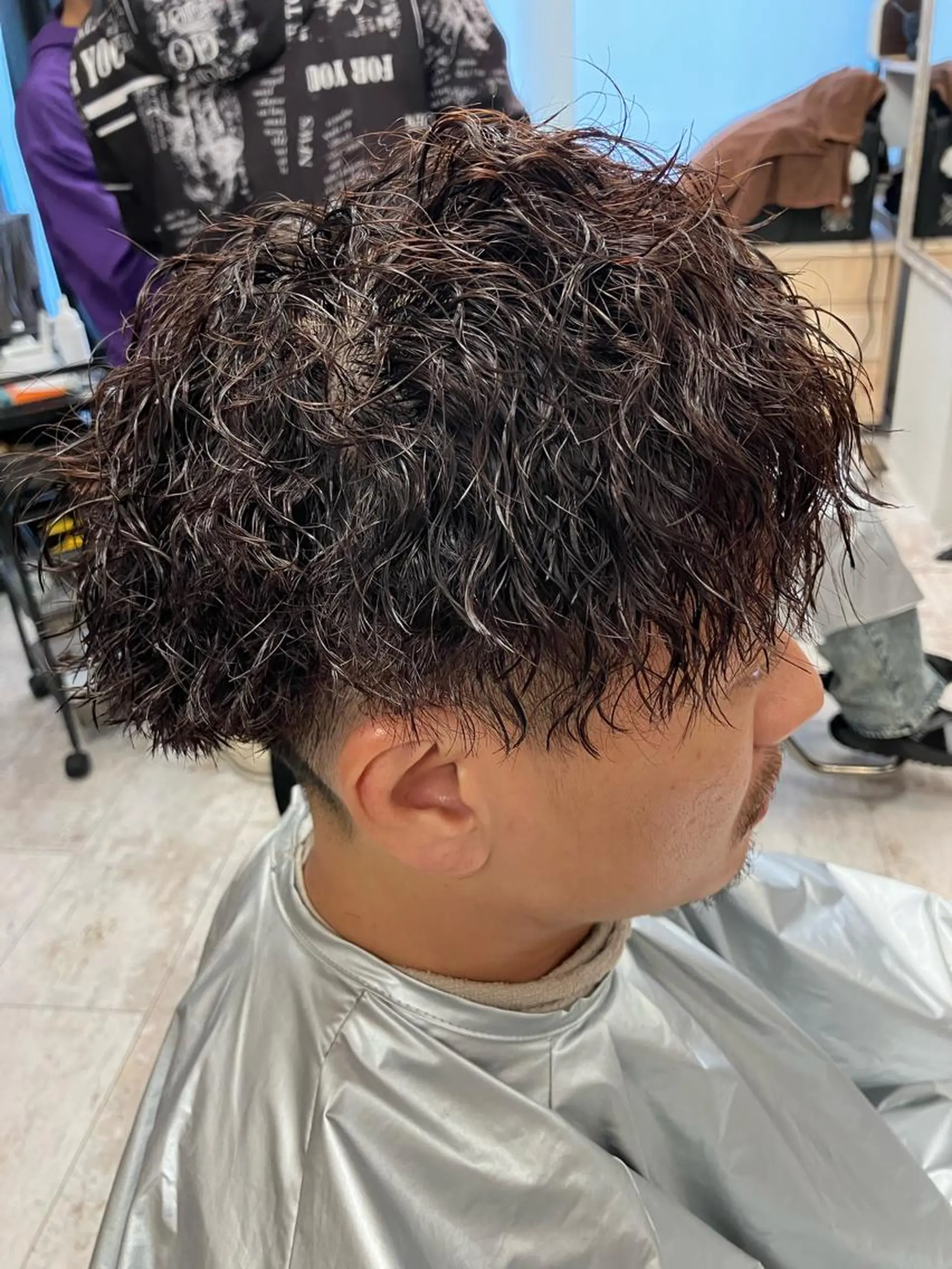 パーマ メンズ カット パーマ メンズ特化/パーマ/ フェードWATARUのヘアスタイル