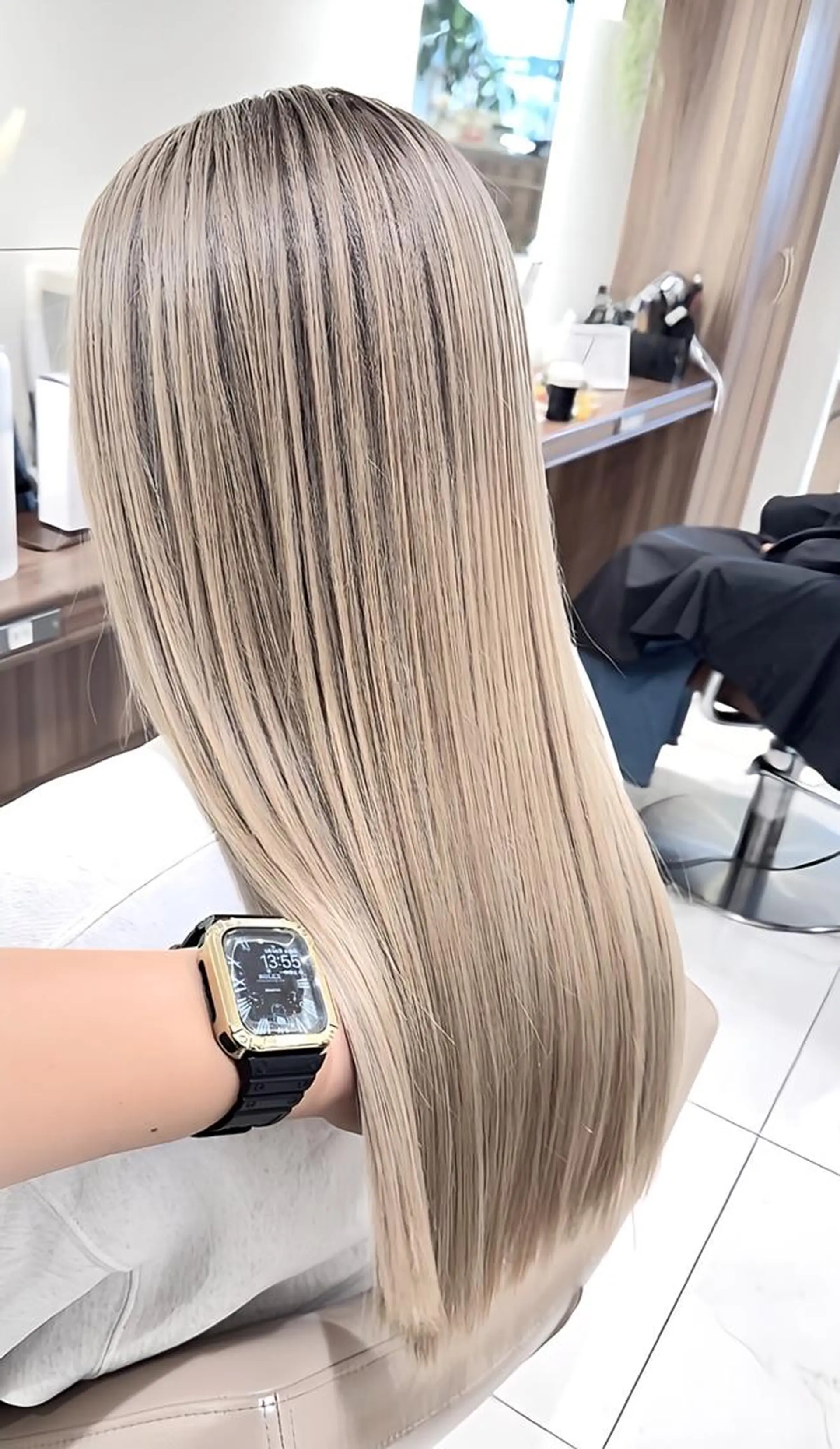 セミロング カラー ブリーチ 髪質改善 ヘアカラー 菅野翔汰/髪質改善 カラー/ブリーチのヘアスタイル