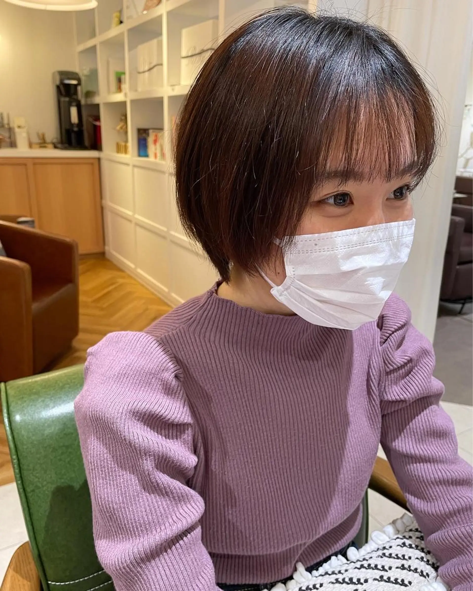 ショート カラー ショートヘア カット トリートメント 過去一の柔髪ヘア 🌿einshairのヘアスタイル