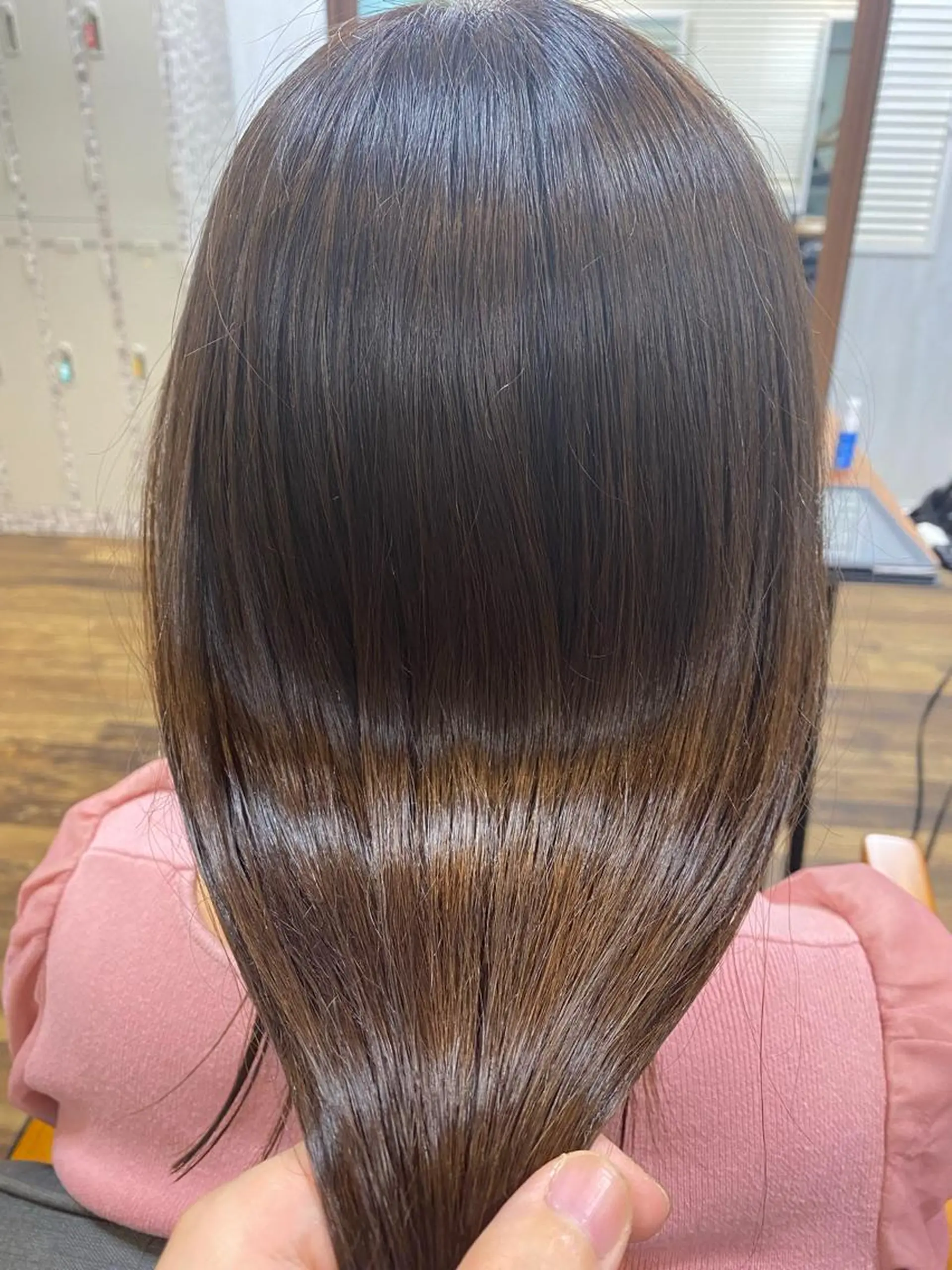 ロング カラー 髪質改善 カット ヘアカラー 縮毛矯正 トリートメント TELA HAIR 岩槻　高梨のヘアスタイル