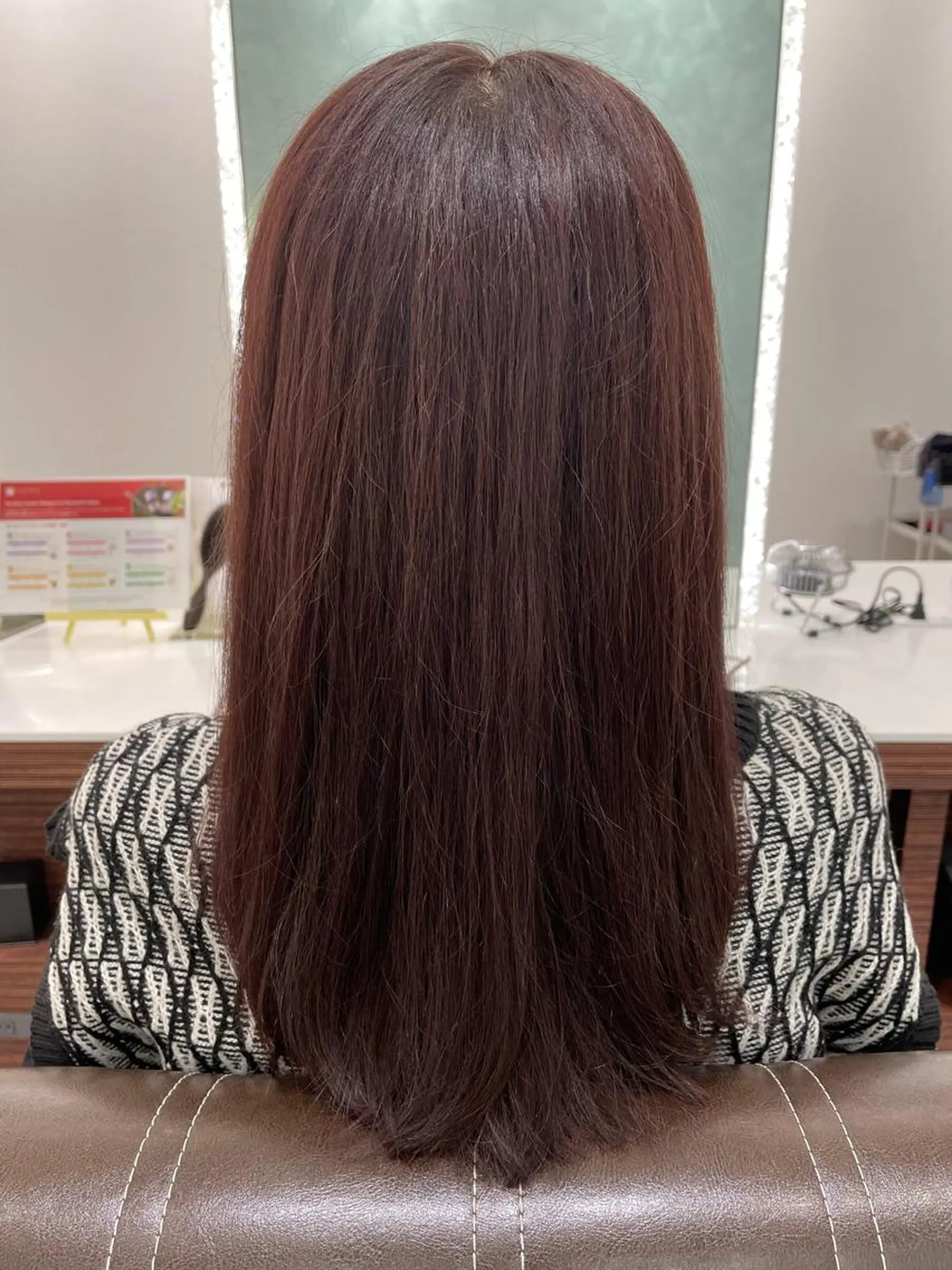 ミディアム カラー ＊ロングモデル＊ 清水菜穂香のヘアスタイル