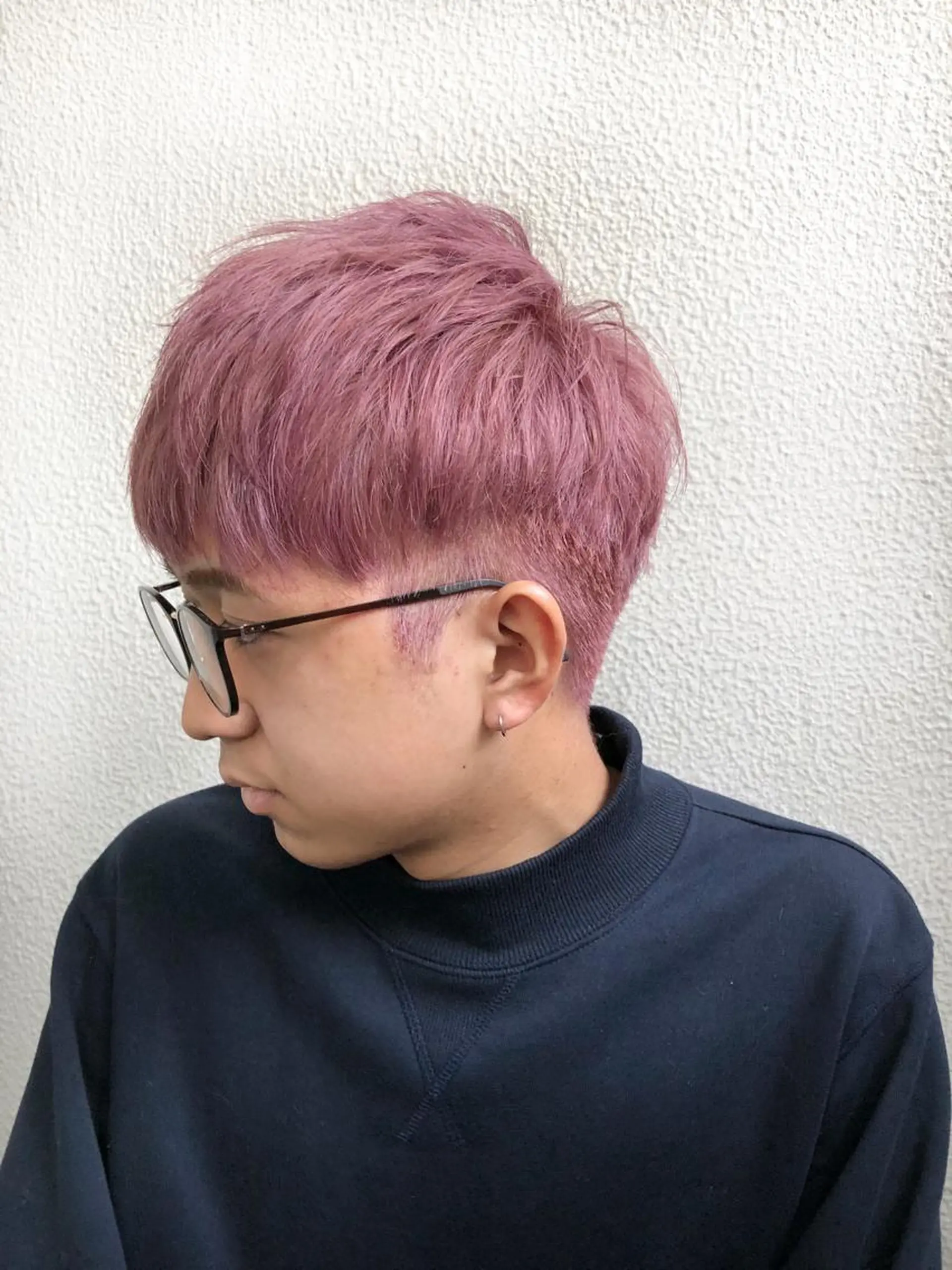 ショート カラー メンズ カット ヘアカラー 森本裕/オーナー/ スパイラルパーマのヘアスタイル