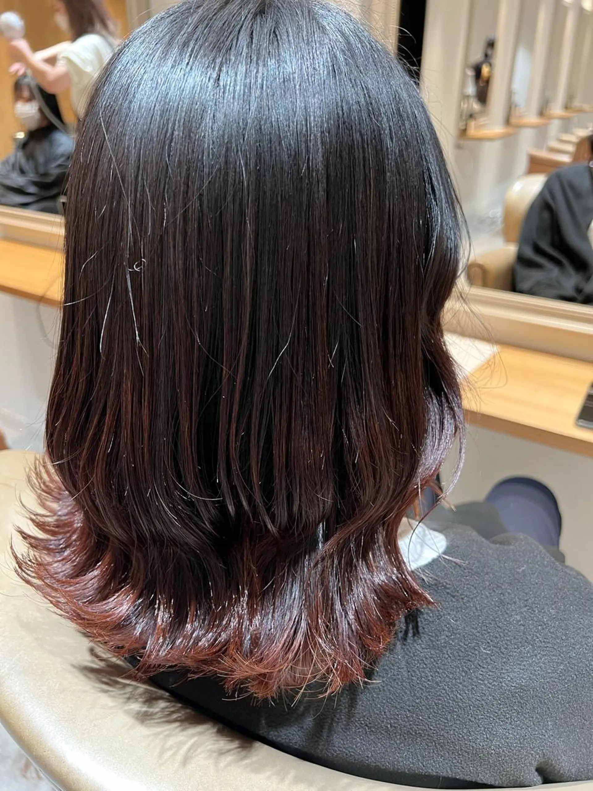 ミディアム 大河原 美優のヘアスタイル