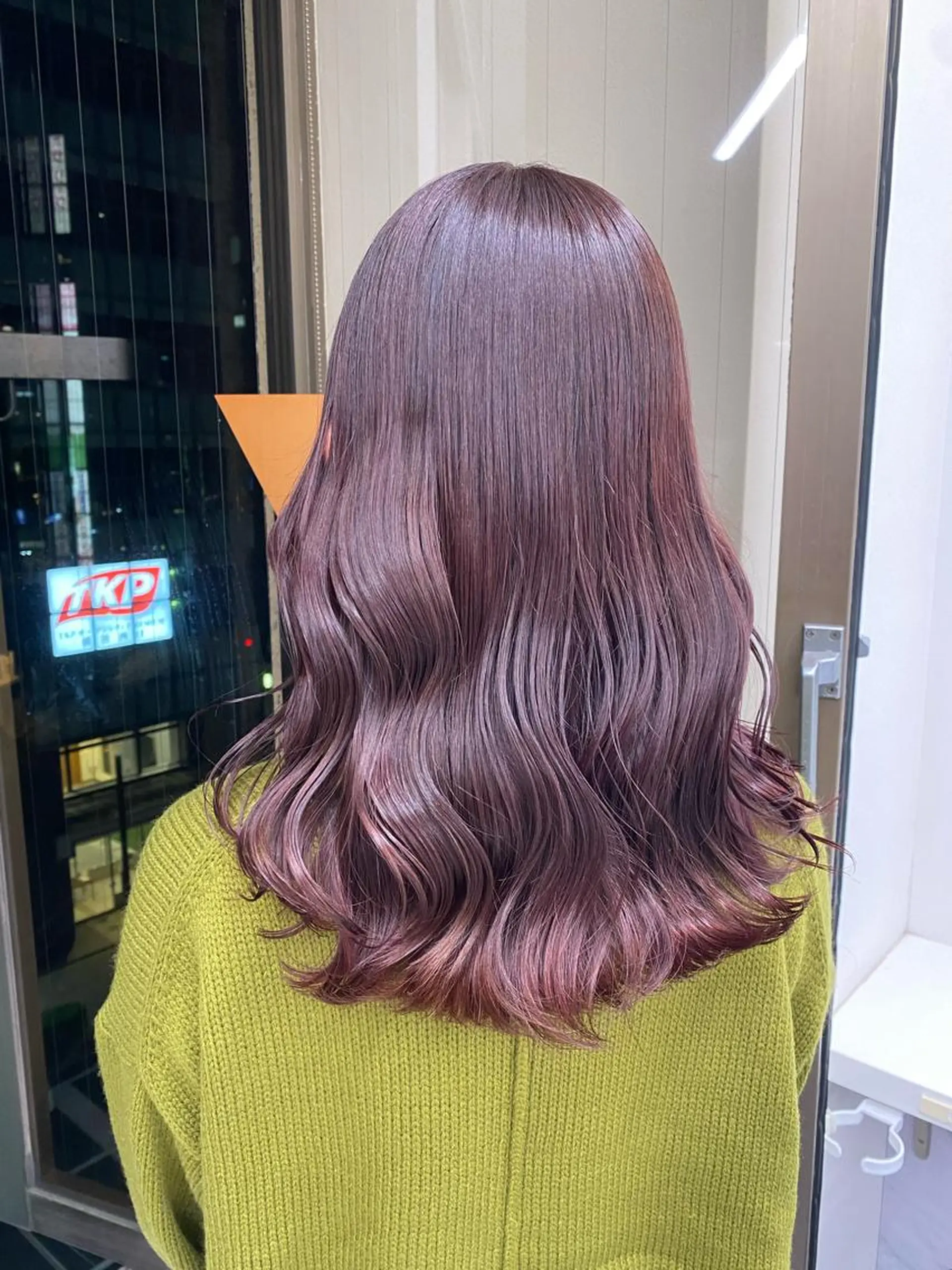 セミロング カラー レイヤー/韓国❣️ 髪質改善/亘紘輝のヘアスタイル