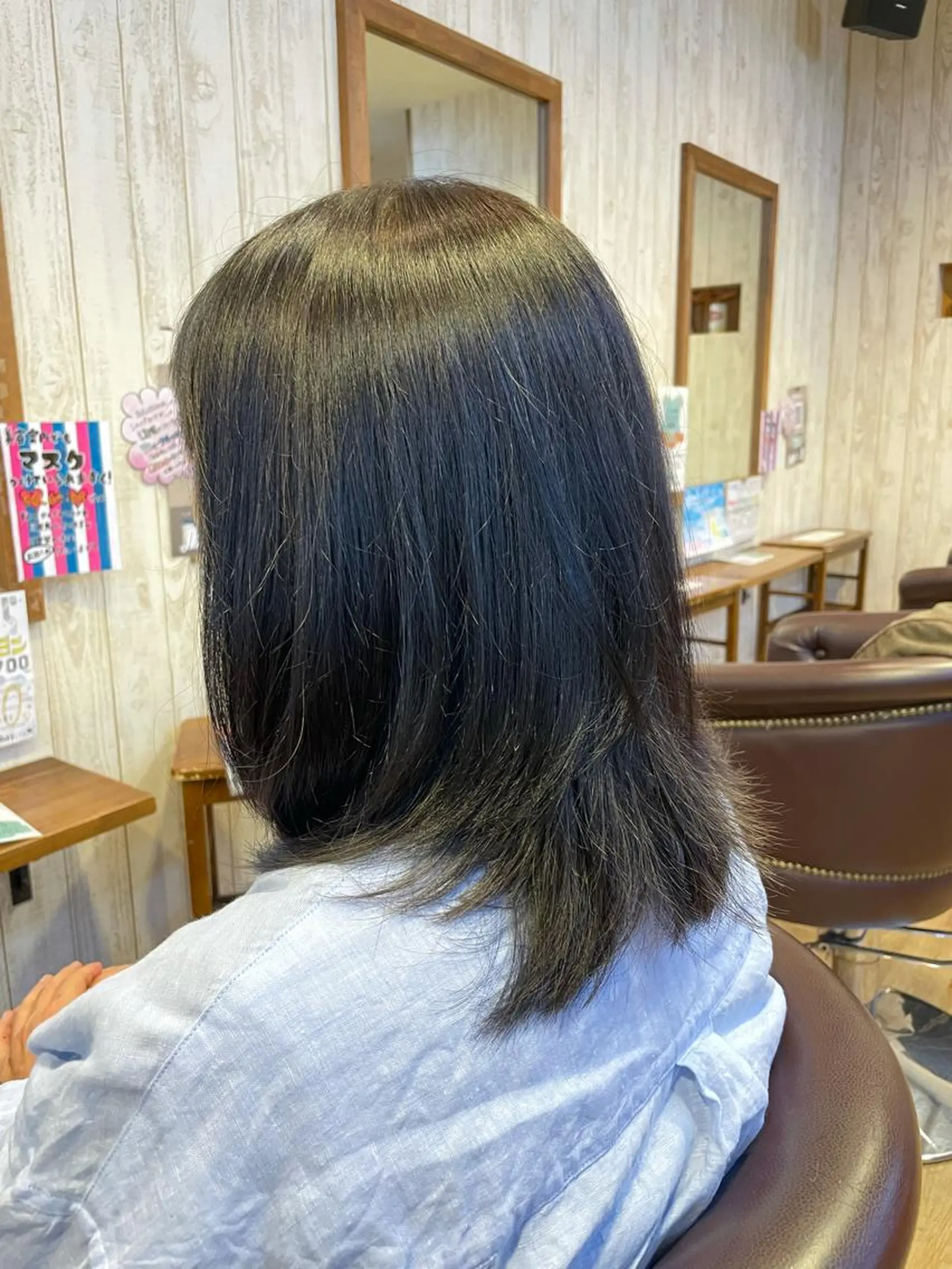 セミロング 美容室and-B たくやのヘアスタイル