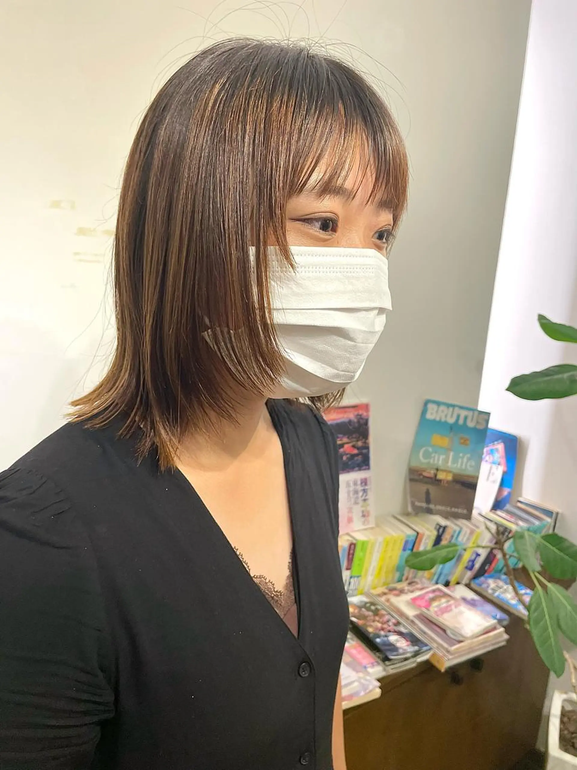 ミディアム 田口 武英のヘアスタイル