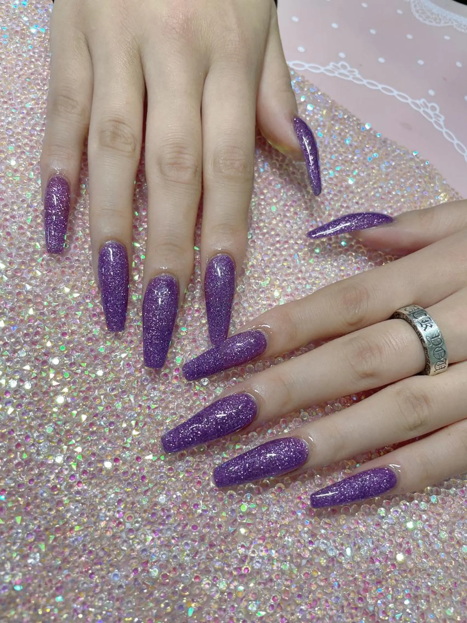 ロング ネイル ハンドネイル 《LB》ラブリエ Nail&eyeのマツエク・マツパデザイン