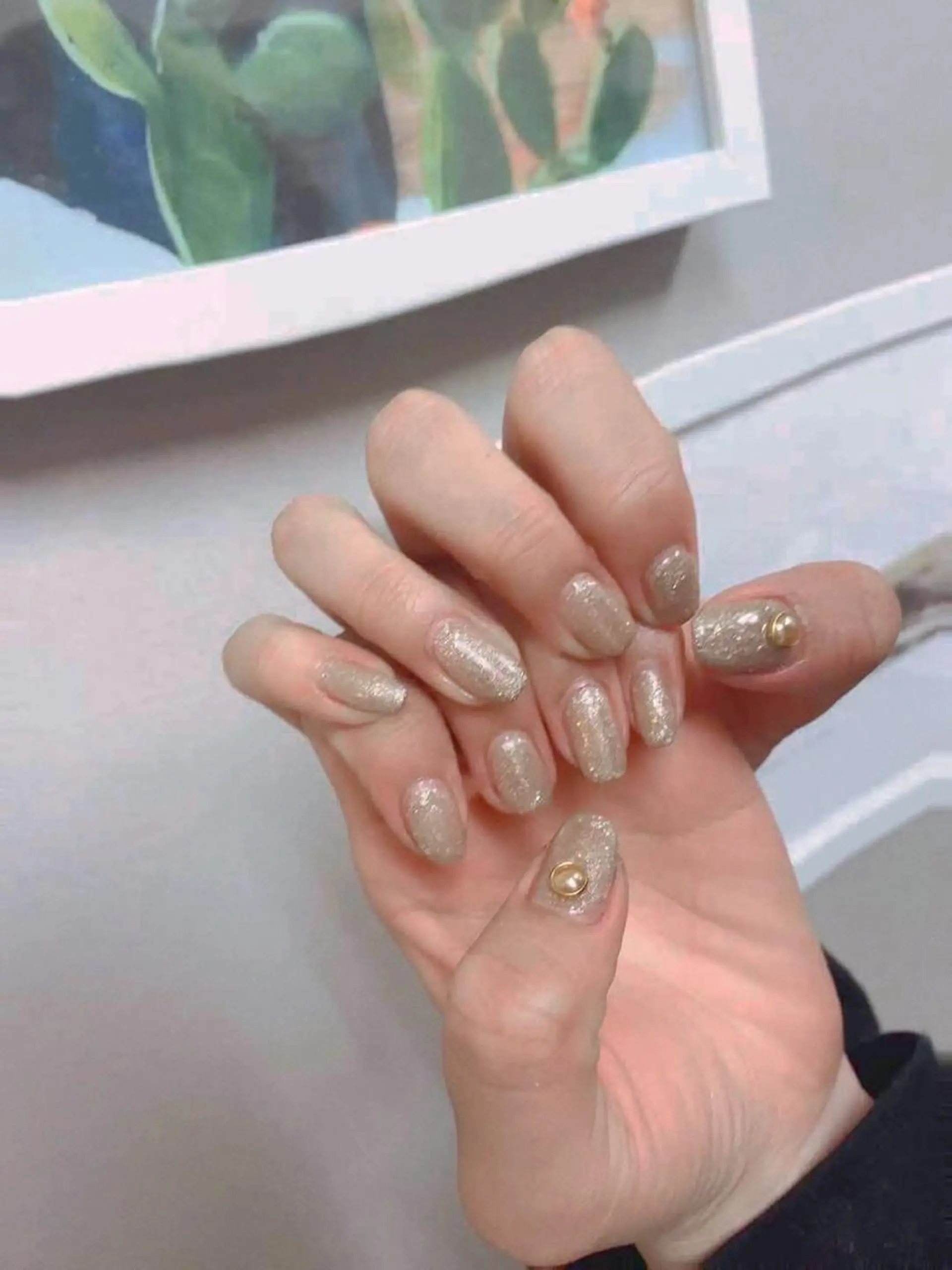 ミディアム ネイル Reonail 💕Kana💕のネイルデザイン