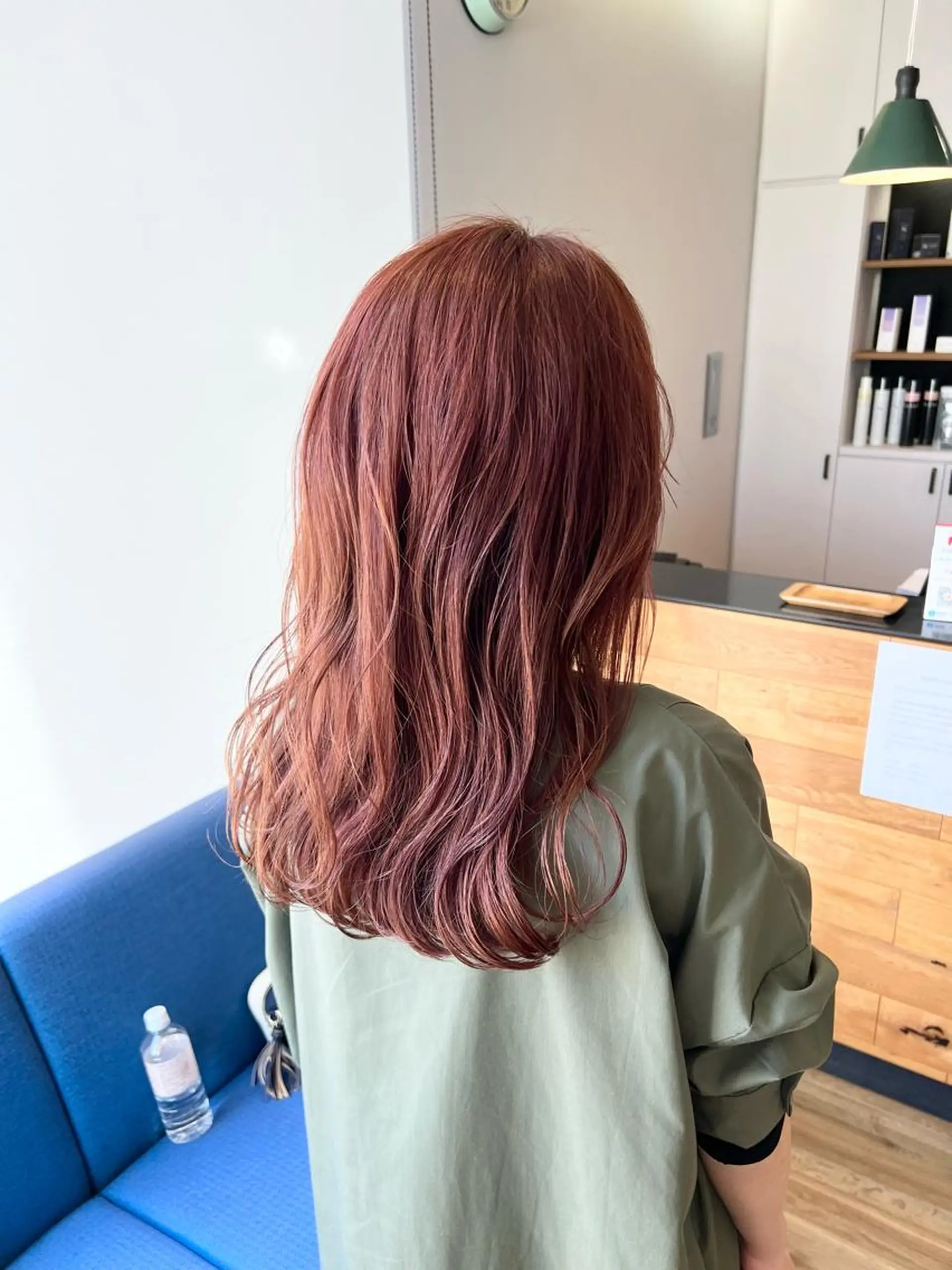 セミロング カラー ヘアカラー トリートメント 堀 望美のヘアスタイル