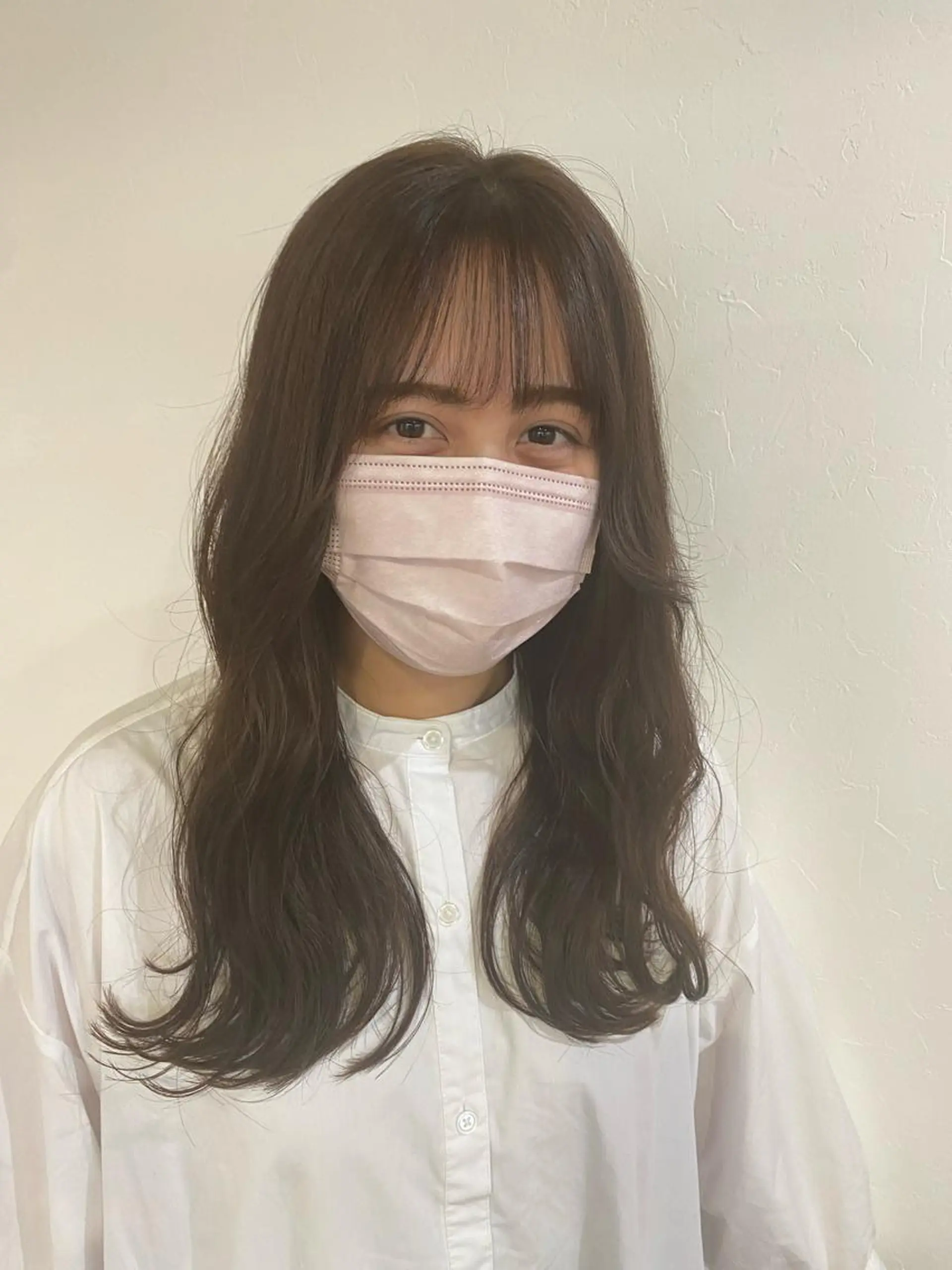 ロング カラー 青木 梢のヘアスタイル