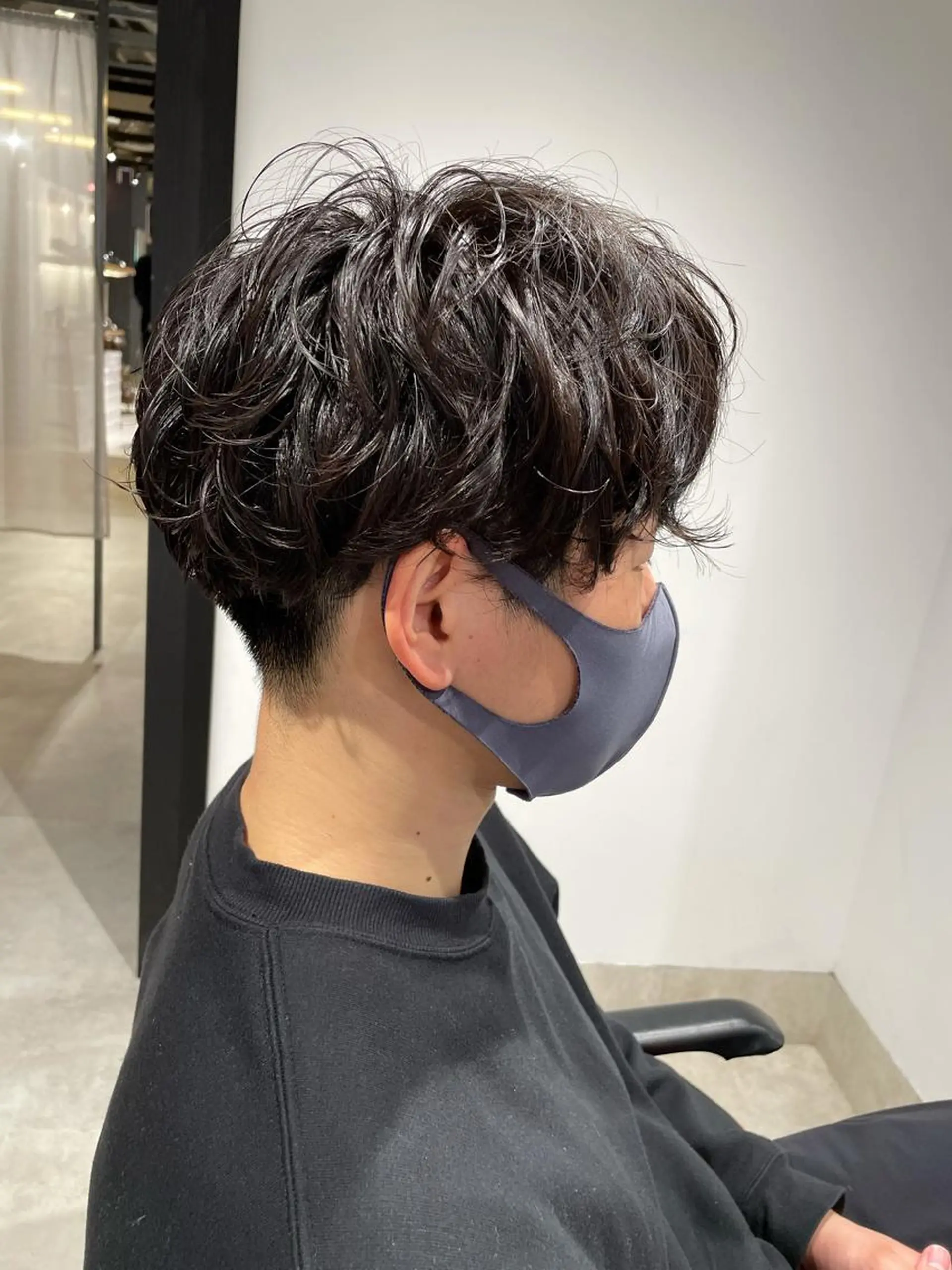 ショート カラー パーマ ヘアアレンジ メンズ パーソナルカラー合わ せたカラー🤍なつみのヘアスタイル