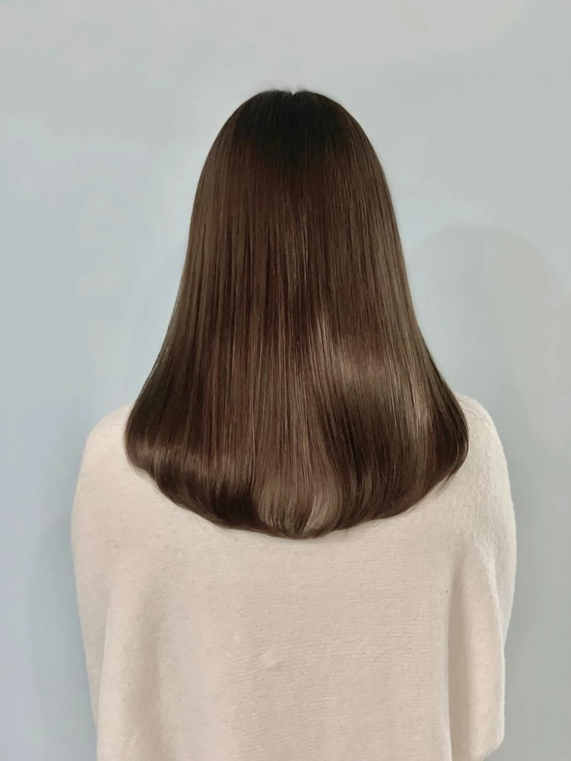 セミロング カラー イルミナカラー カット ヘアカラー トリートメント 一ノ瀬 暁のヘアスタイル