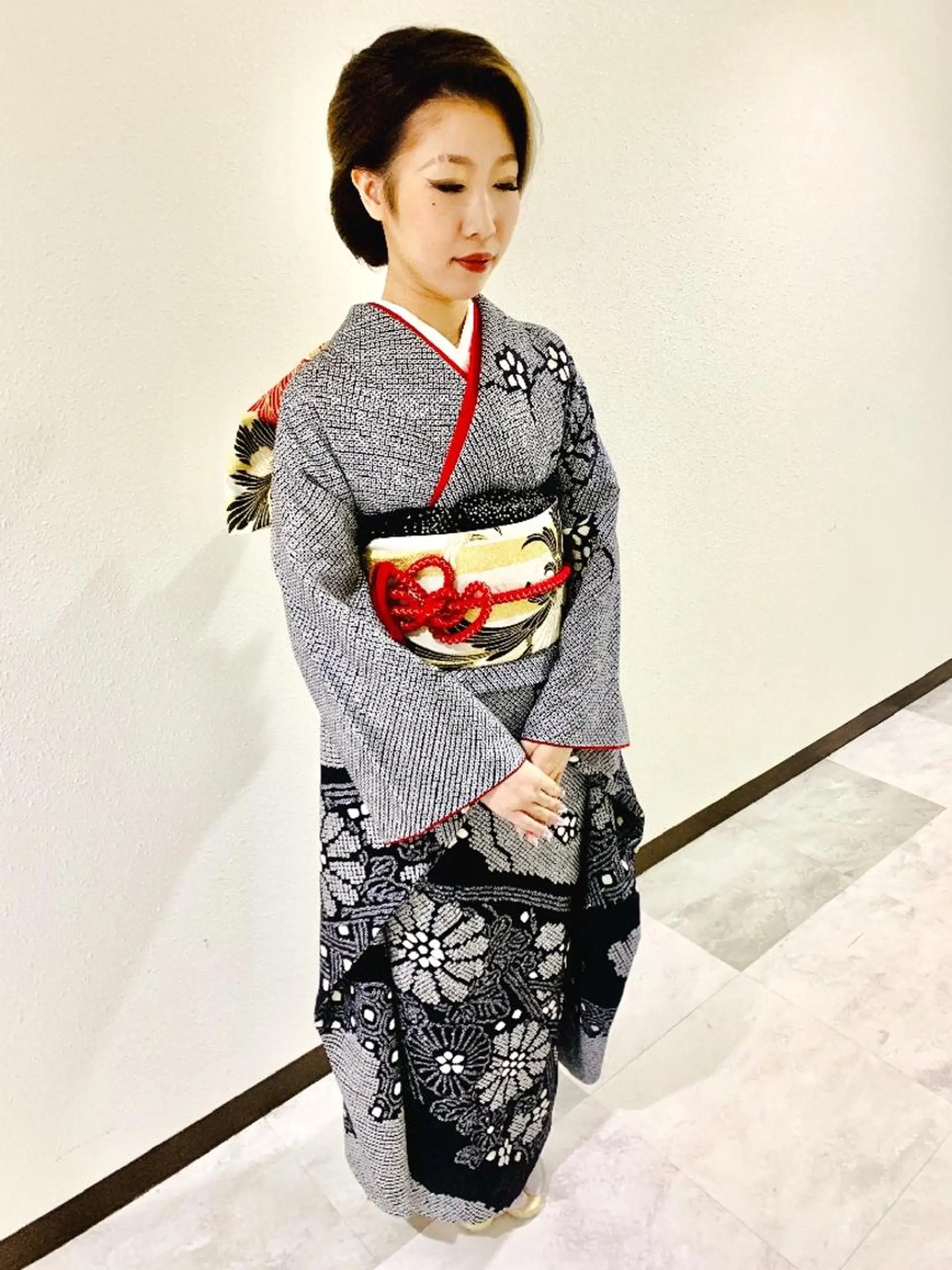 セミロング ヘアアレンジ 着付け Hair&Make Delight*のヘアスタイル