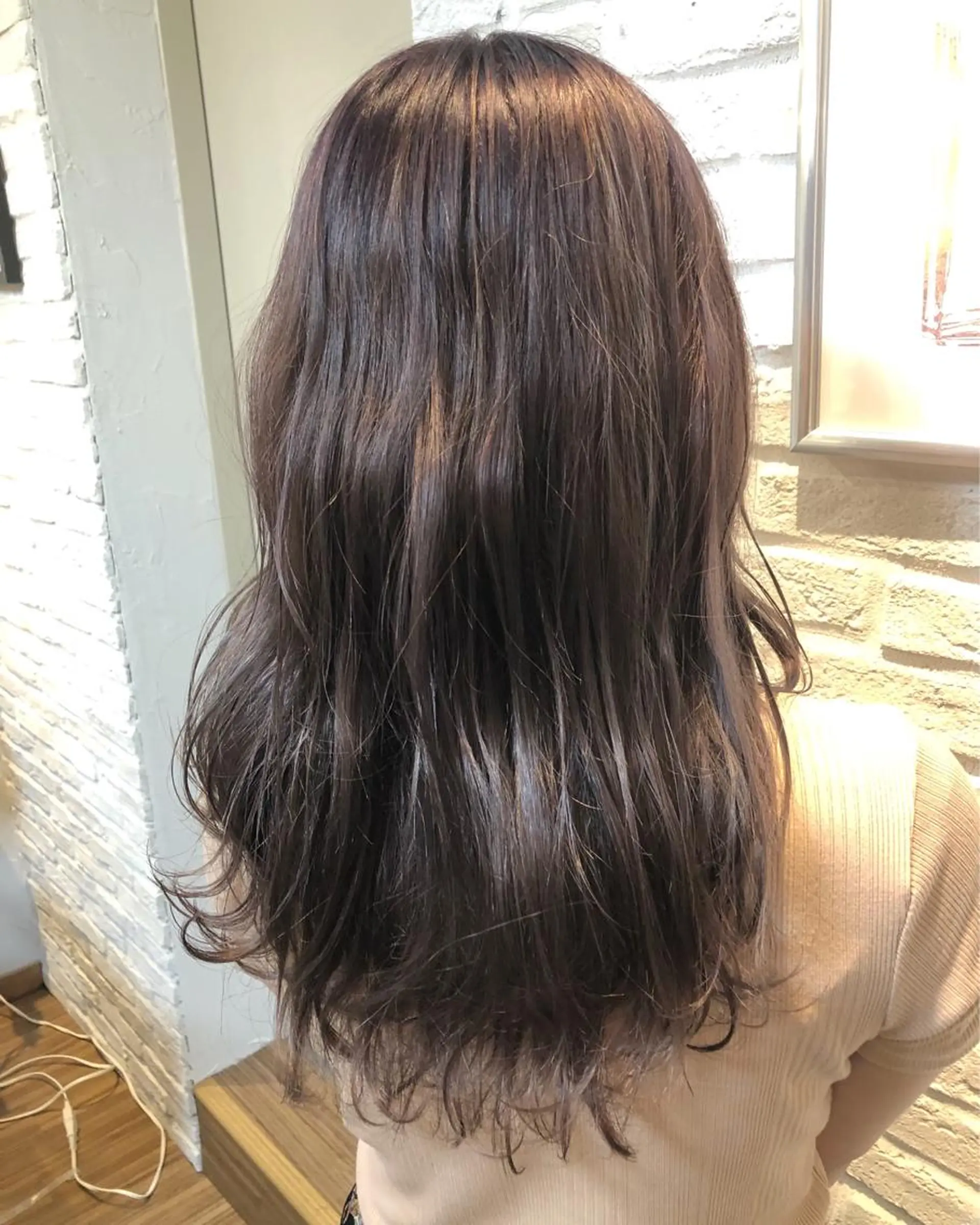 セミロング カラー ヘアアレンジ ブリーチ ケアブリーチ ラベンダーカラー 遠藤 拓馬のヘアスタイル