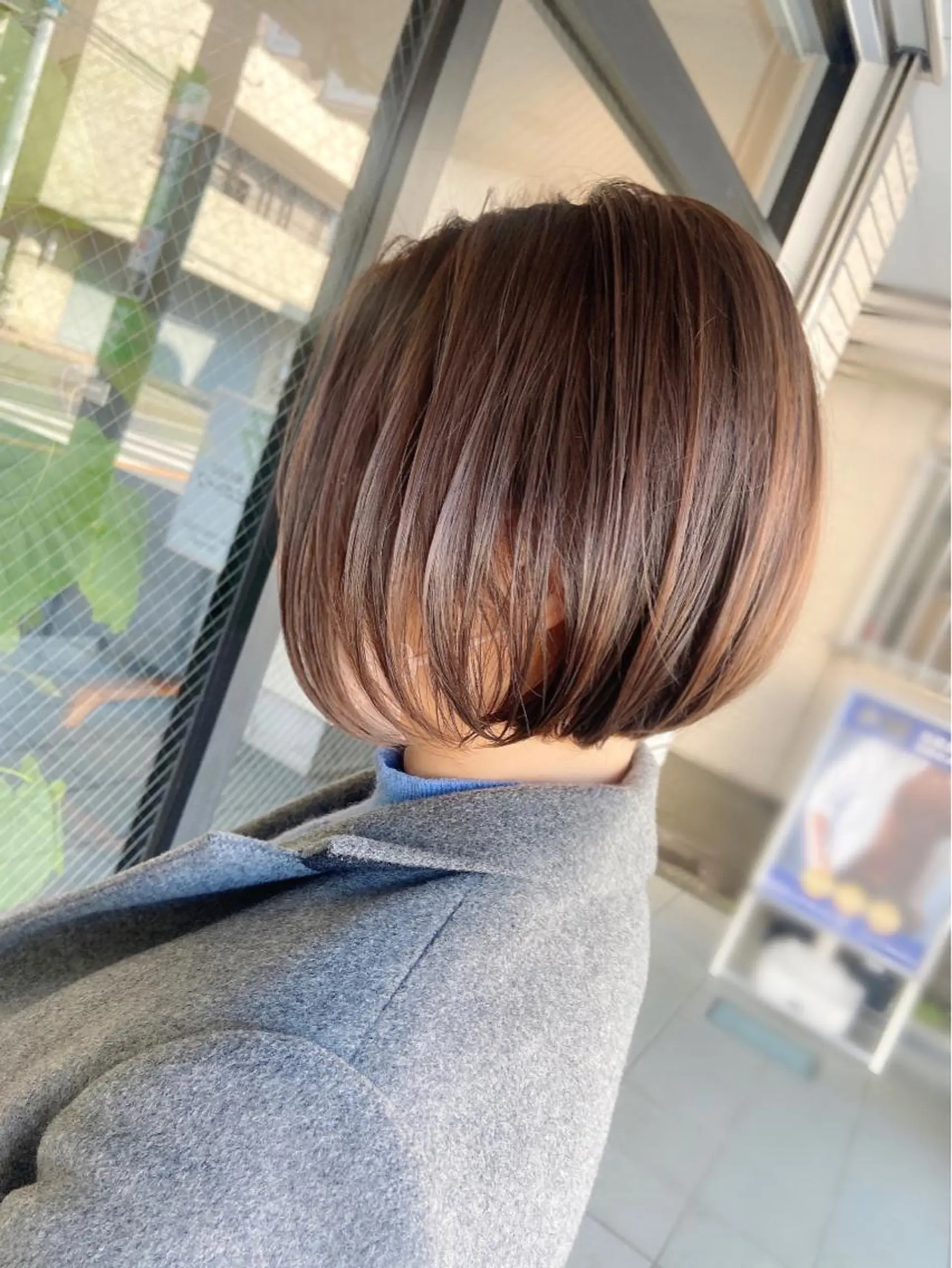 ショート ボブ 柏韓国ヘア 白石芽衣のヘアスタイル