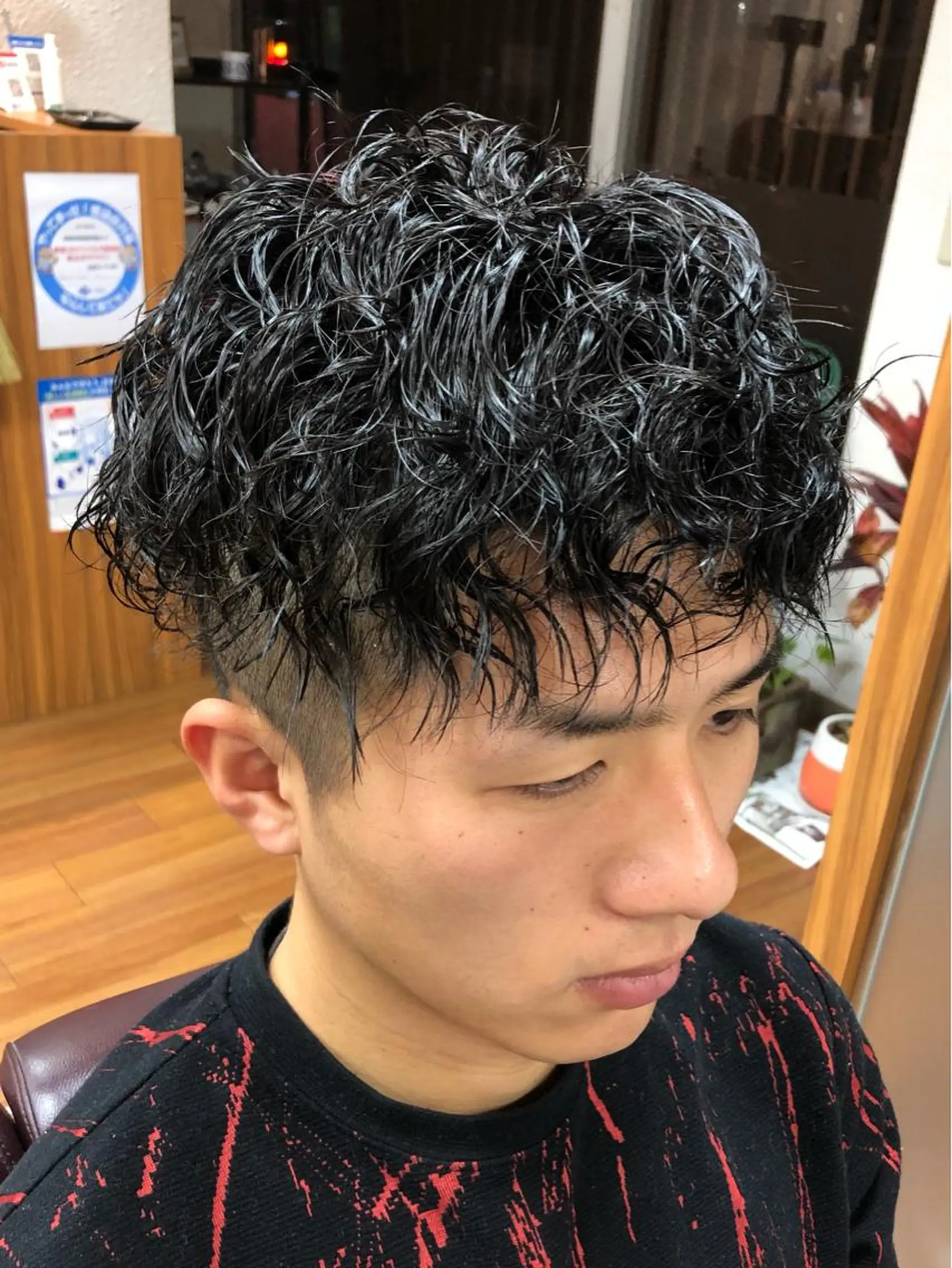 ショート パーマ メンズ 🏝川津瑛二🧖‍♀ 極上パーマ＆カラー⭕のエステ・リラクイメージ