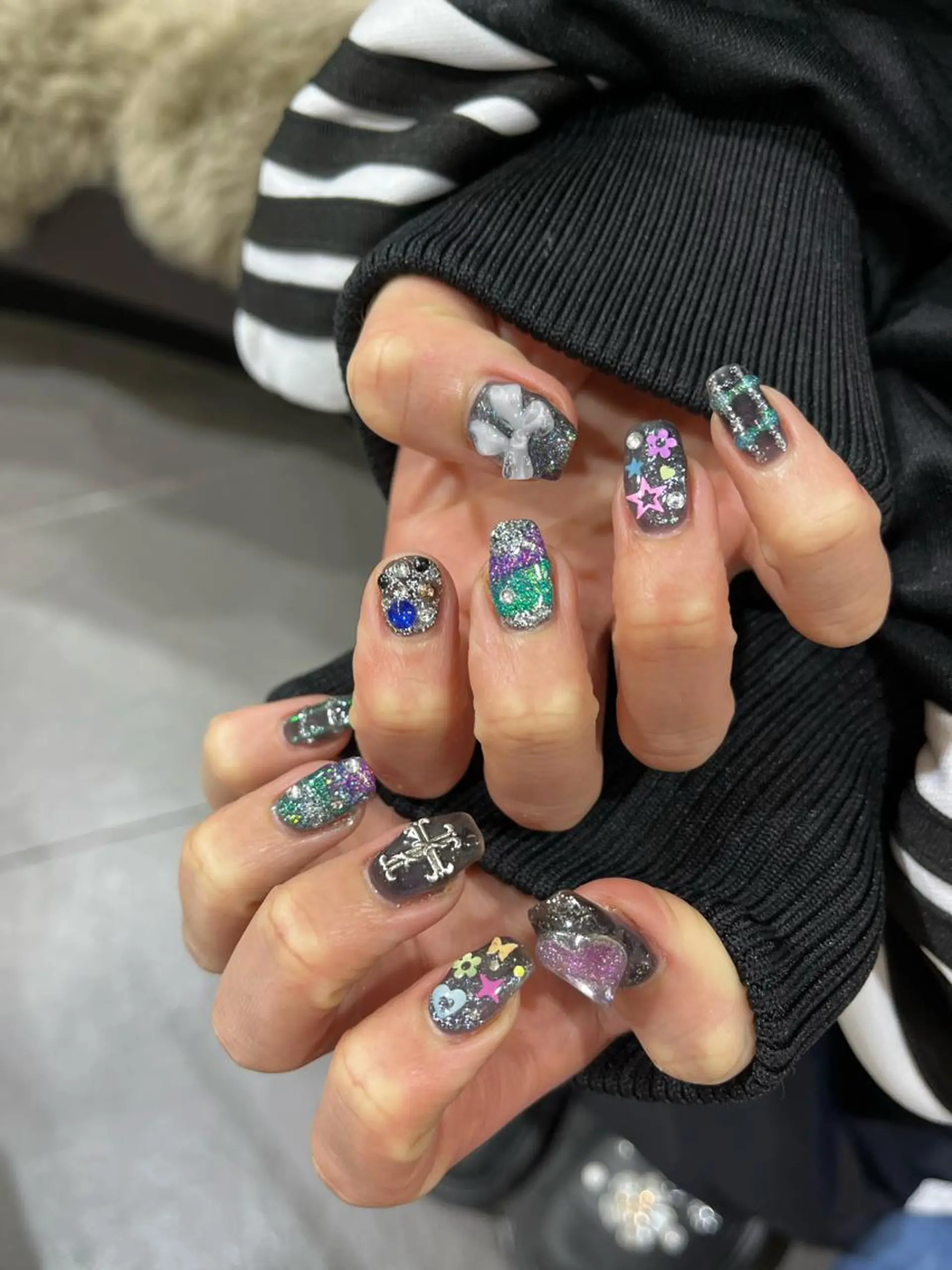 ネイル 海外girl🤎 透明感ベージュmaoのヘアスタイル