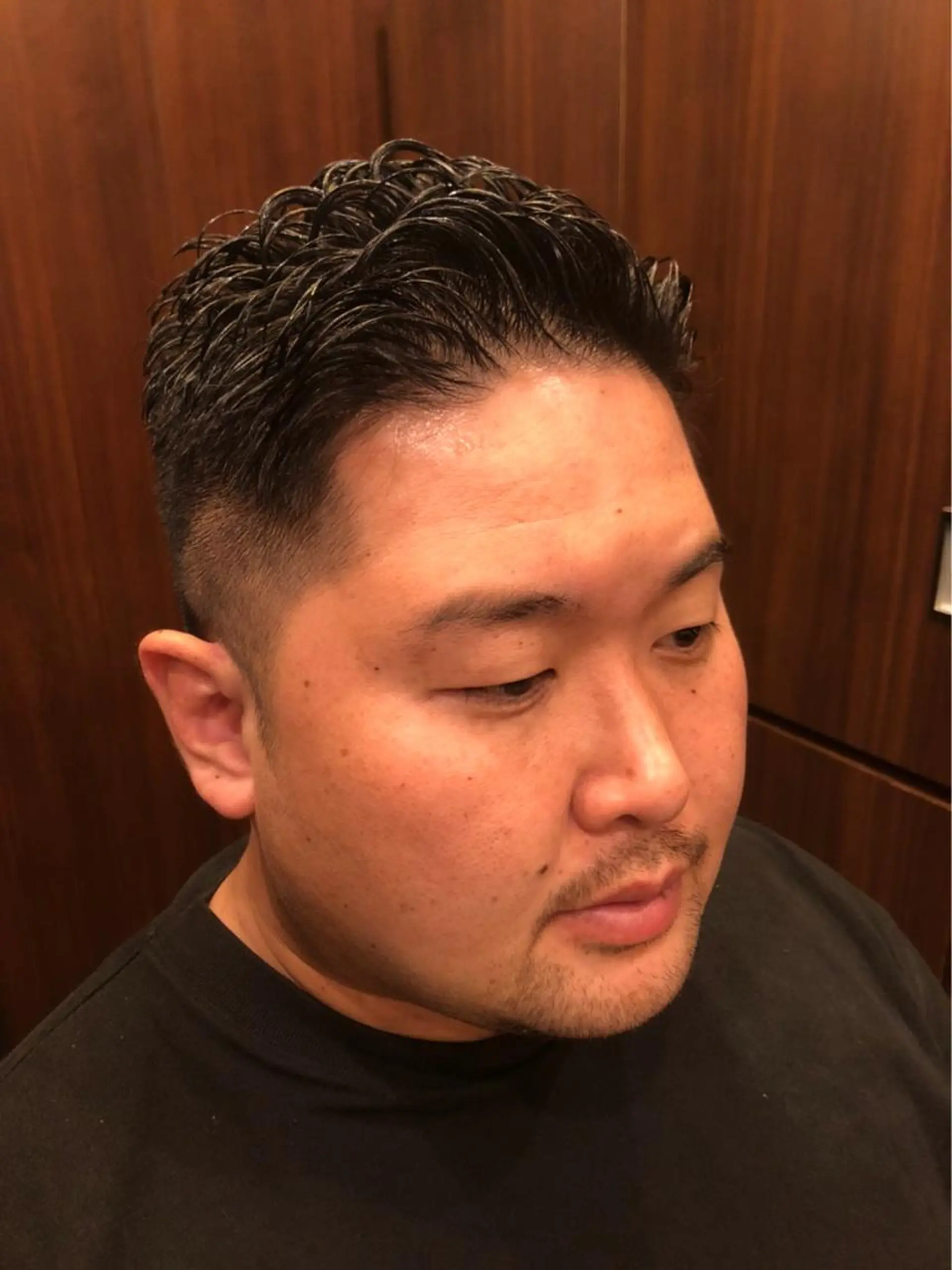 ショート パーマ メンズ かしま さやかのヘアスタイル